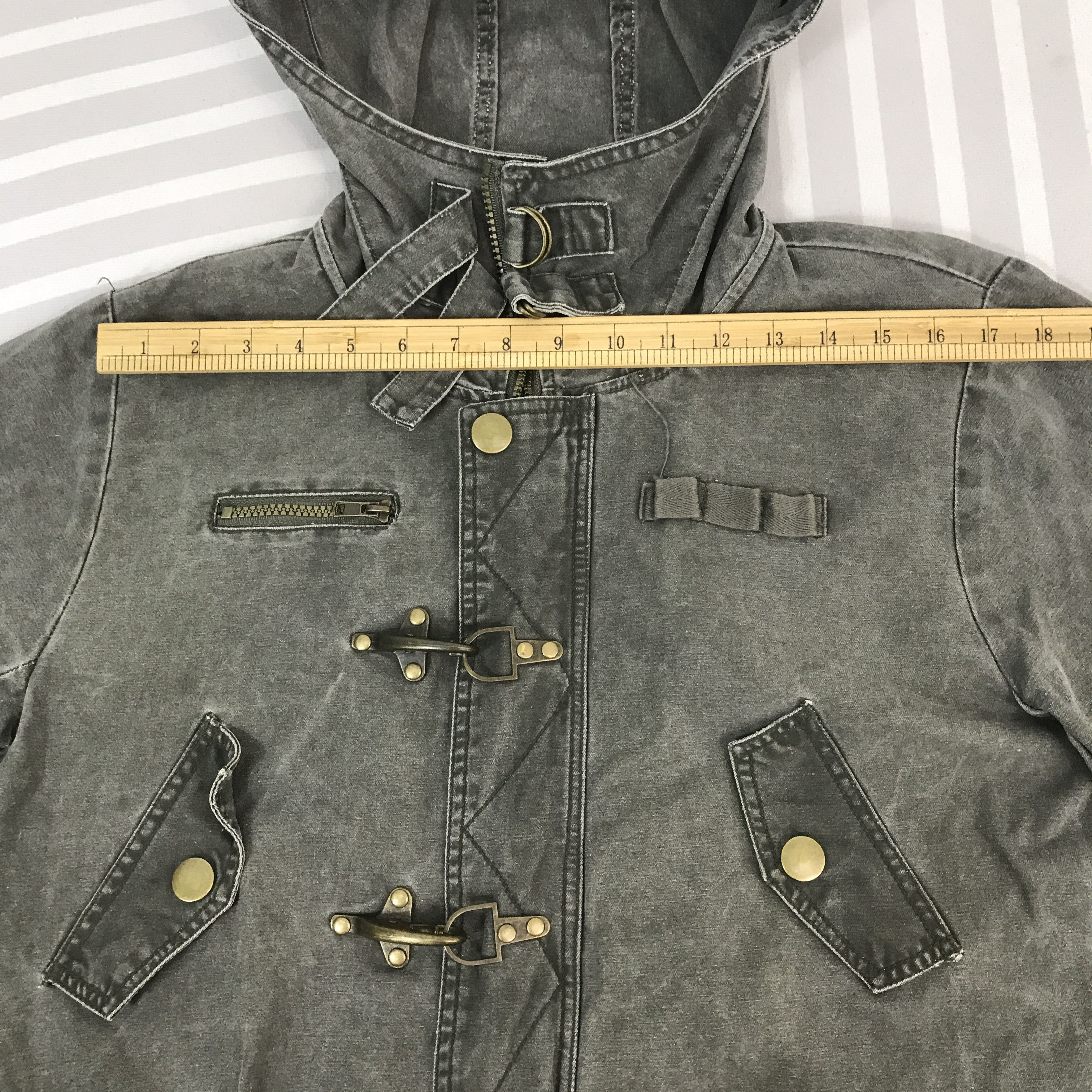 Japanese Brand × Vintage Vintage Crazy Angel Black Faded Hoodie Jacket Size US L / EU 52-54 / 3 - 5 Thumbnail