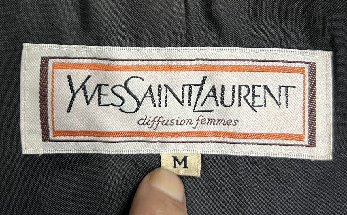 Vintage × Yves Saint Laurent VINTAGE YVES SAINT LAURENT DIFFUSION FEMMES JACKET COAT Size US M / EU 48-50 / 2 - 8 Thumbnail