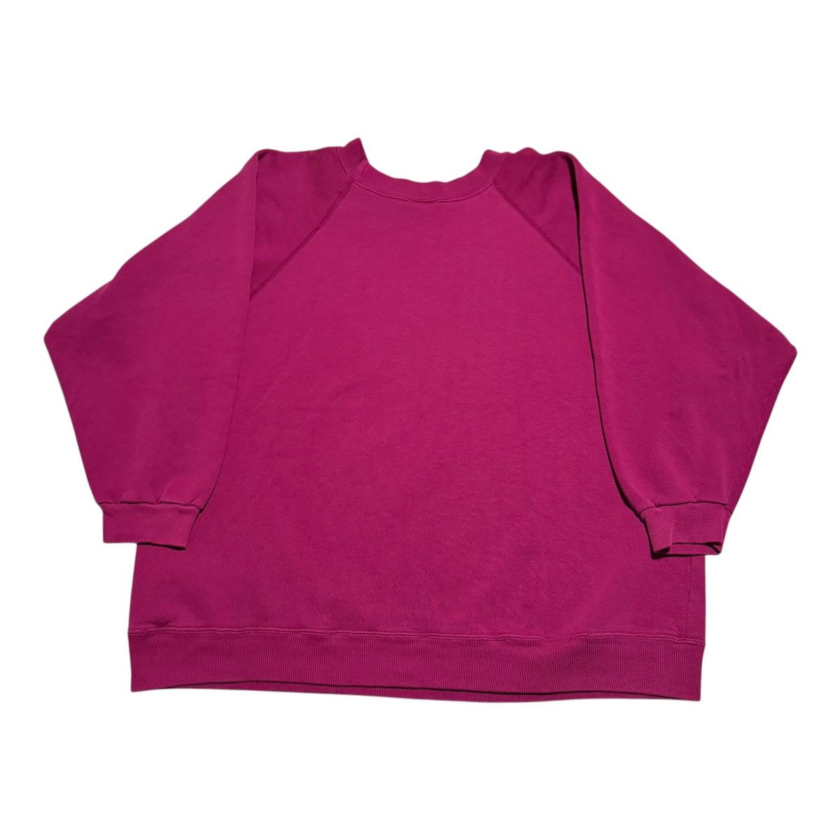 Vintage Vintage 90s Wine/Purple Blank Sweatshirt Women's Boxy XL Size XL / US 12-14 / IT 48-50 - 2 Thumbnail