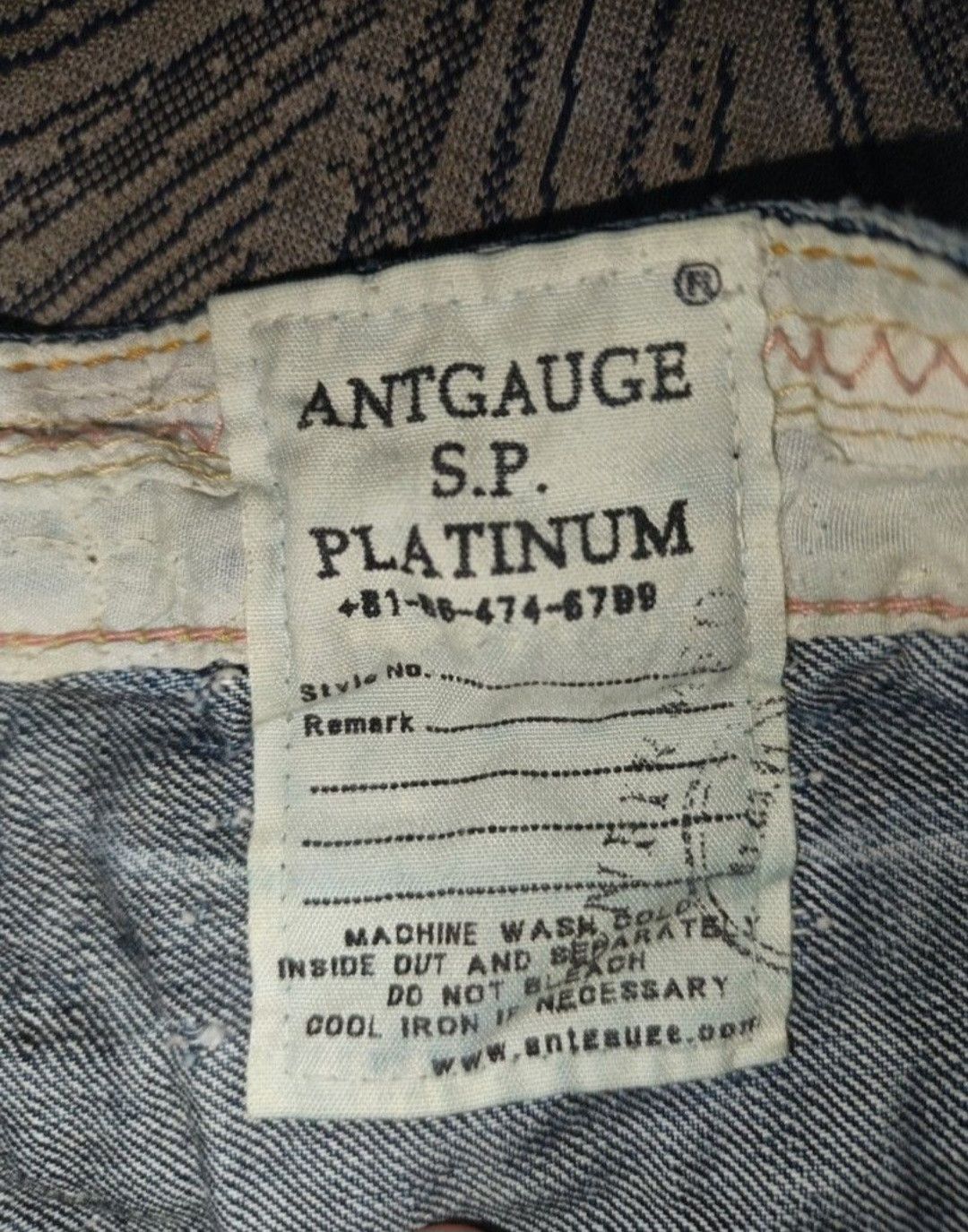 Japanese Brand ANTGAUGE Double Waist Distressed Short Jeans Size 28" / US 6 / IT 42 - 8 Thumbnail