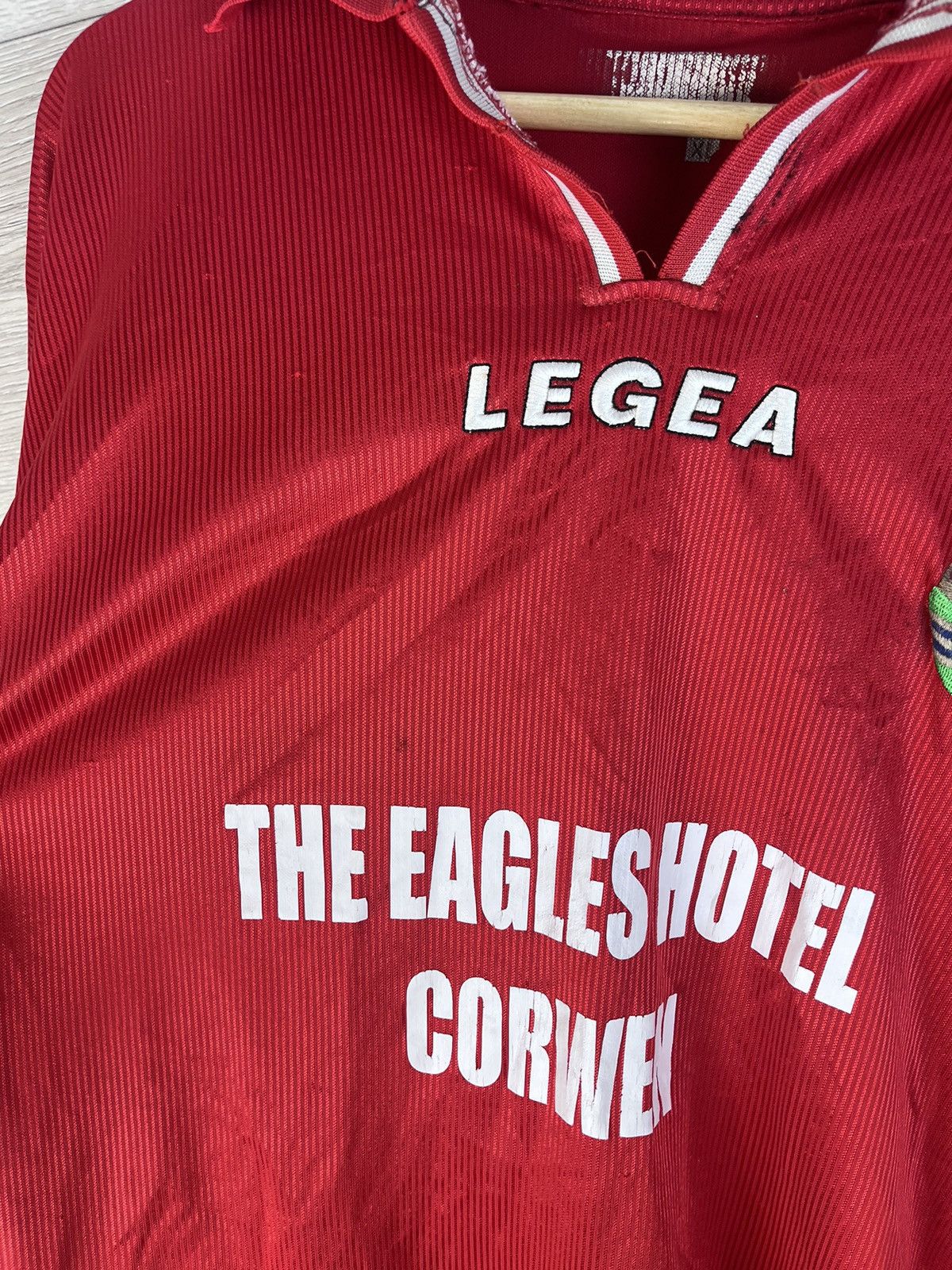 Vintage Vintage mens long sleeve soccer jersey Corwea F.C Jegea Size US XL / EU 56 / 4 - 9 Thumbnail