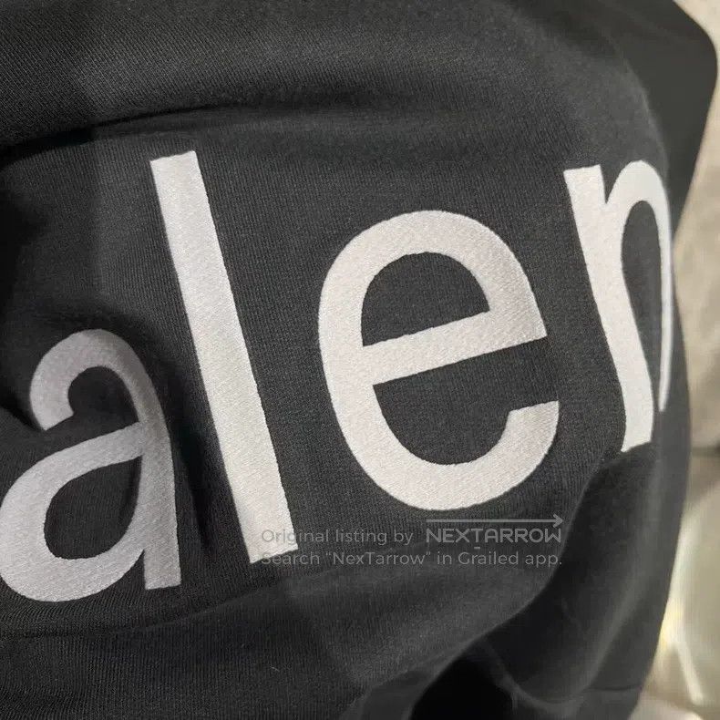 Balenciaga Balenciaga Lettering embroidery logo hoodie Size US S / EU 44-46 / 1 - 4 Thumbnail