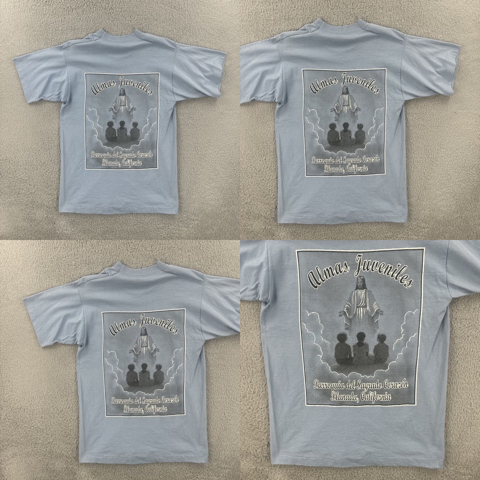 Fruit Of The Loom VINTAGE Fruit of the Loom Best M 90s Blue T Shirt Mens California USA 90s Crew Neck Short Sleeve Size US M / EU 48-50 / 2 - 10 Thumbnail