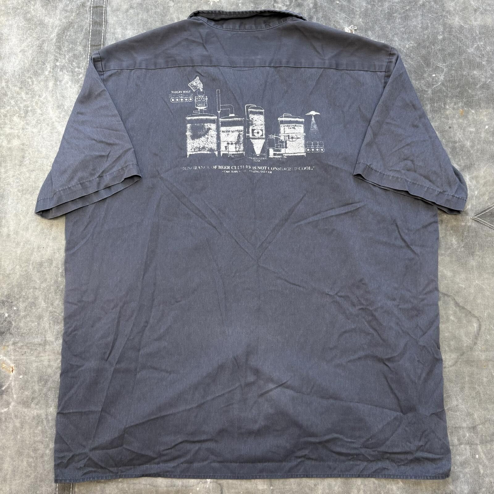 Dickies Vintage Y2K Dickies Brew Crew Beer Garage Button Up Shirt Size US XXL / EU 58 / 5 - 2 Thumbnail