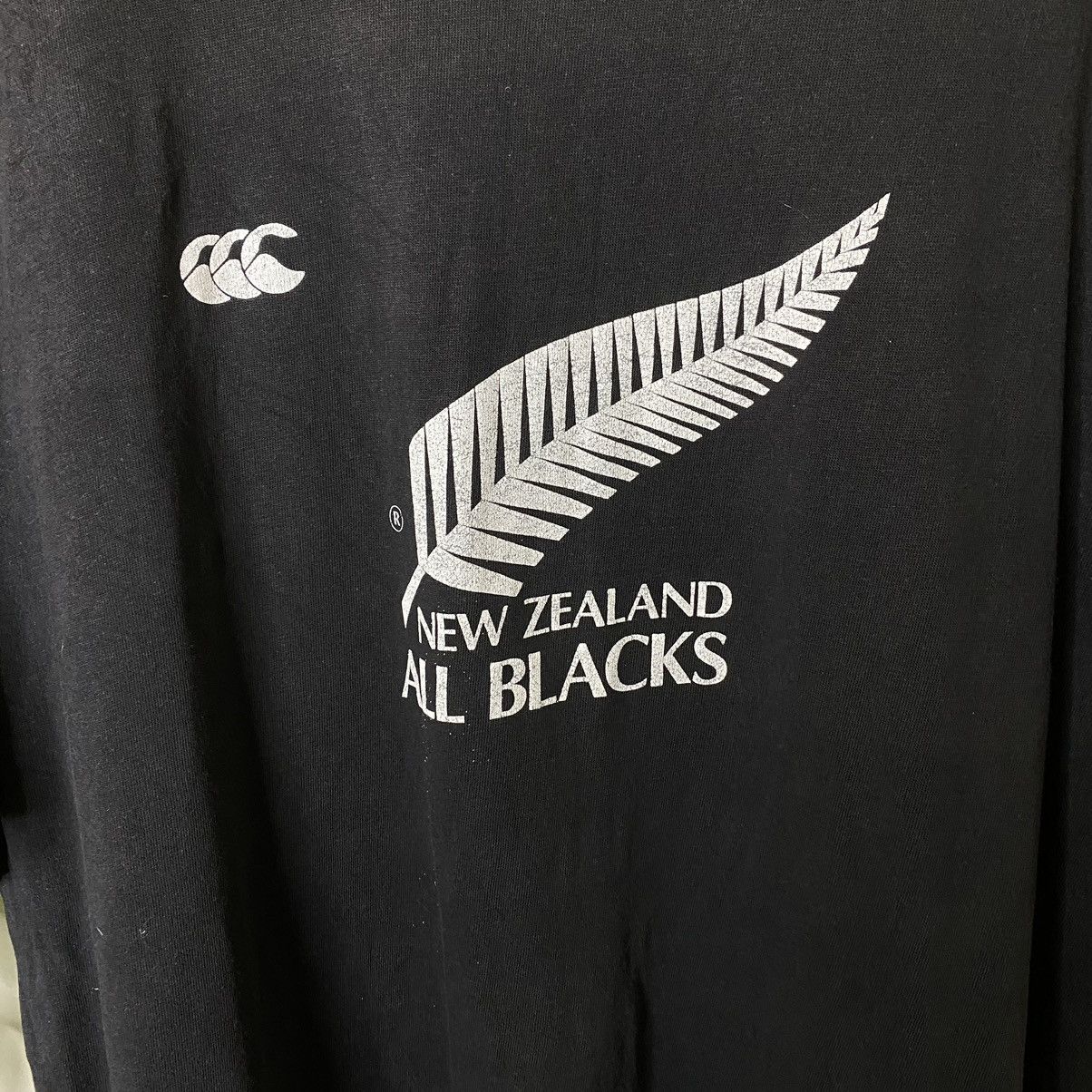 Canterbury of New Zealand × Vintage Vintage 1990s Canterbury of New Zealand All Blacks T Shirt Size US L / EU 52-54 / 3 - 2 Thumbnail