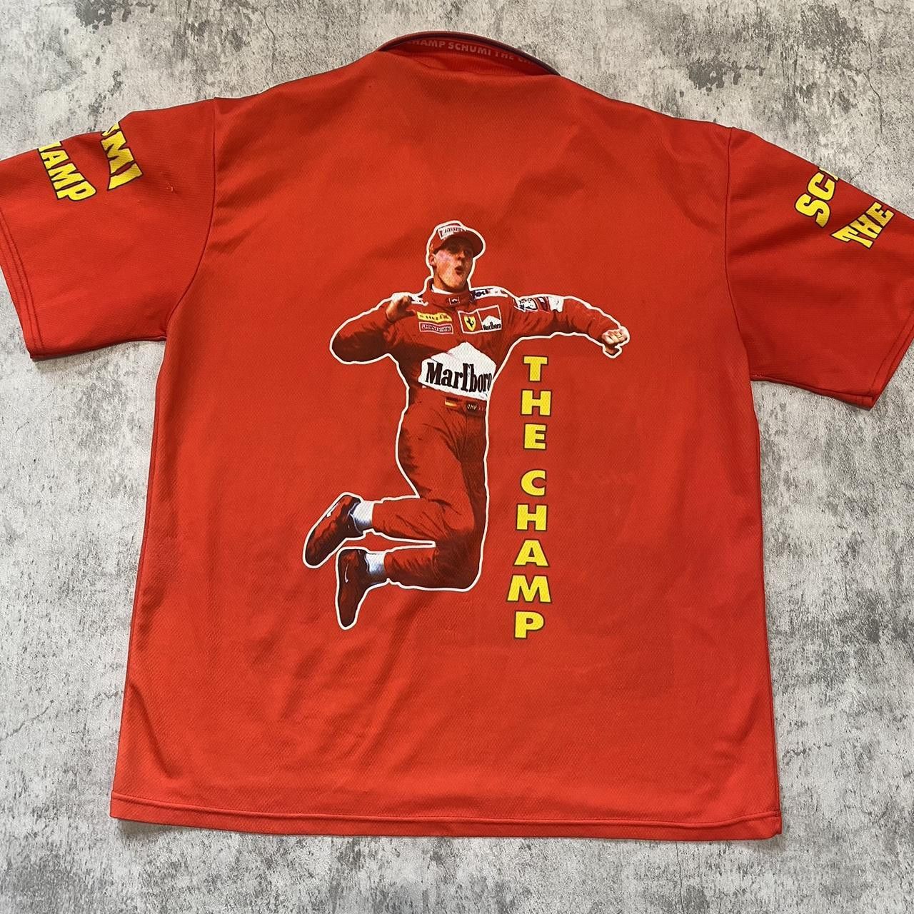 Ferrari Michael Schumacher Ferrari Polo Shirt Racing Car Size US XL / EU 56 / 4 - 2 Thumbnail