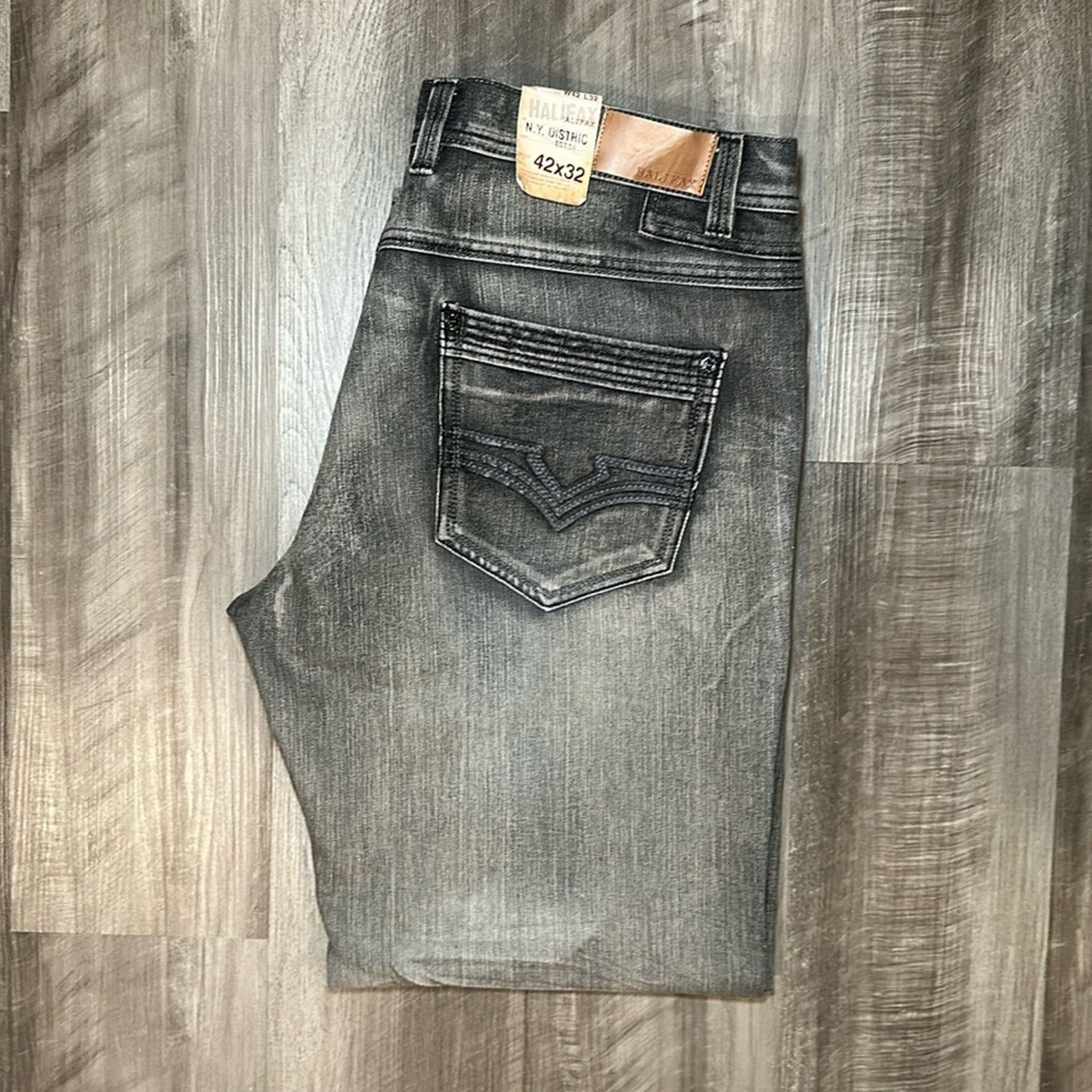 Other Halifax Vintage Relaxed Straight Jeans - 42x32 Size US 42 / EU 58 - 1 Thumbnail