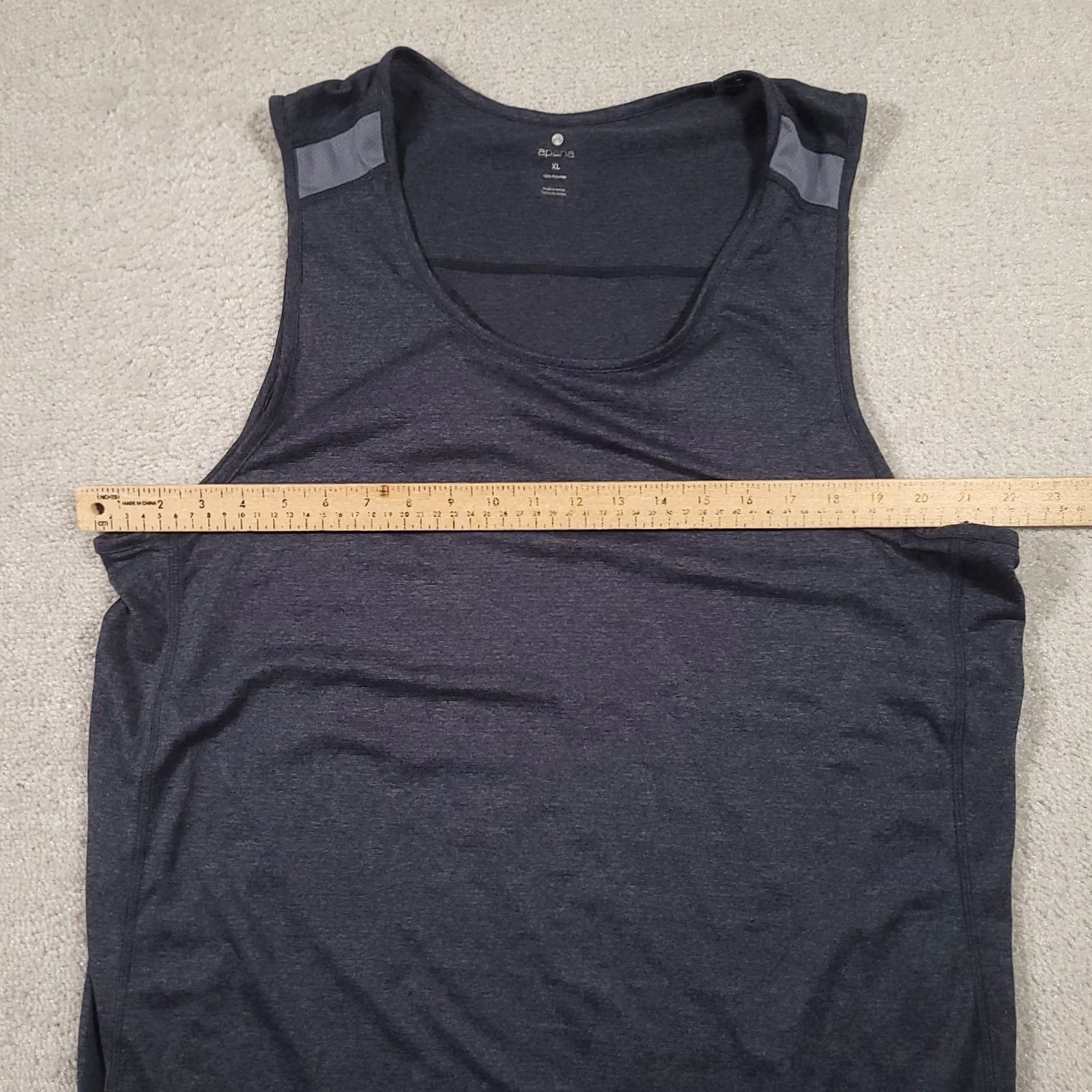 Vintage Apana Women's XL Gray Athletic Tank Top Shirt Tank Sleeveless Pullover Scoop Neck Casual Basic Regular Size XS? XL Size XL / US 12-14 / IT 48-50 - 3 Thumbnail