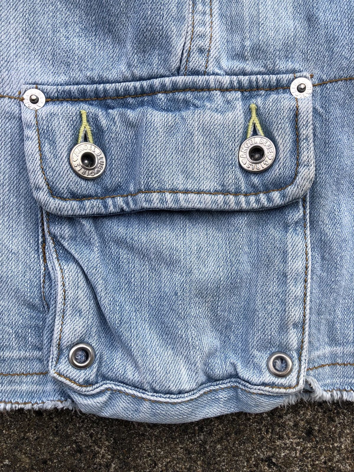 Angel Blue Angel Blue Japanese Hotpants Jeans Denim Distressed Cargo Size 38" / US 16 / IT 52 - 21 Thumbnail
