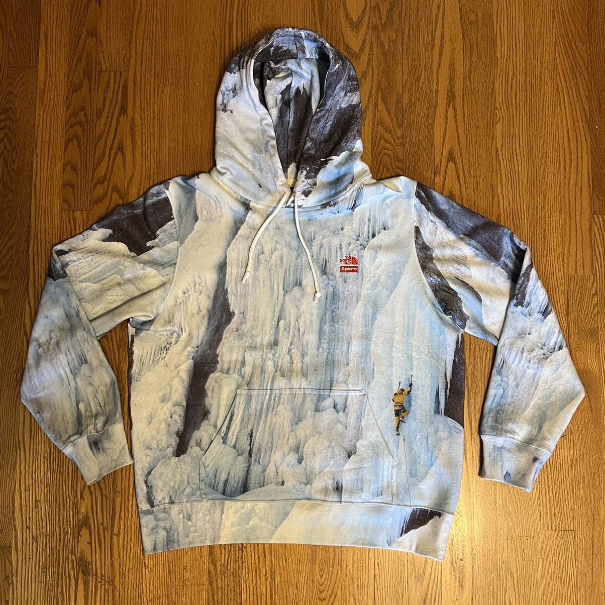 Supreme Supreme x The North Face “Ice Climb” Hooded Sweatshirt | Grailed