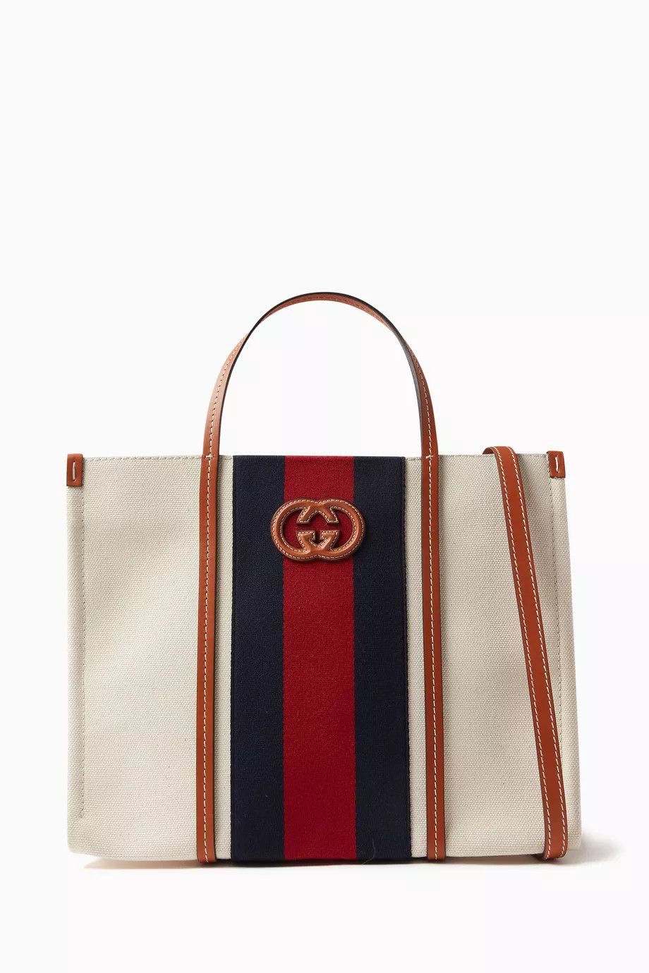 Gucci o1s1wg110125 Size: OS / Medium Interlocking G Tote Bag Size ONE SIZE - 1 Thumbnail