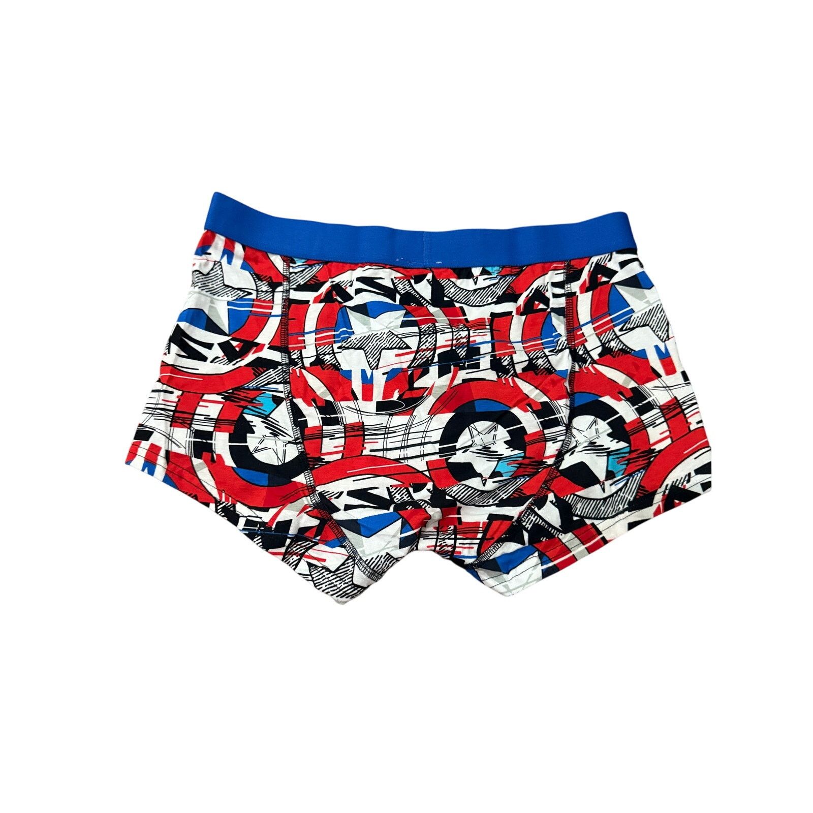 Marvel Comics Marvel Captain America Allover Shield Short Boxer Briefs L Size ONE SIZE - 5 Thumbnail