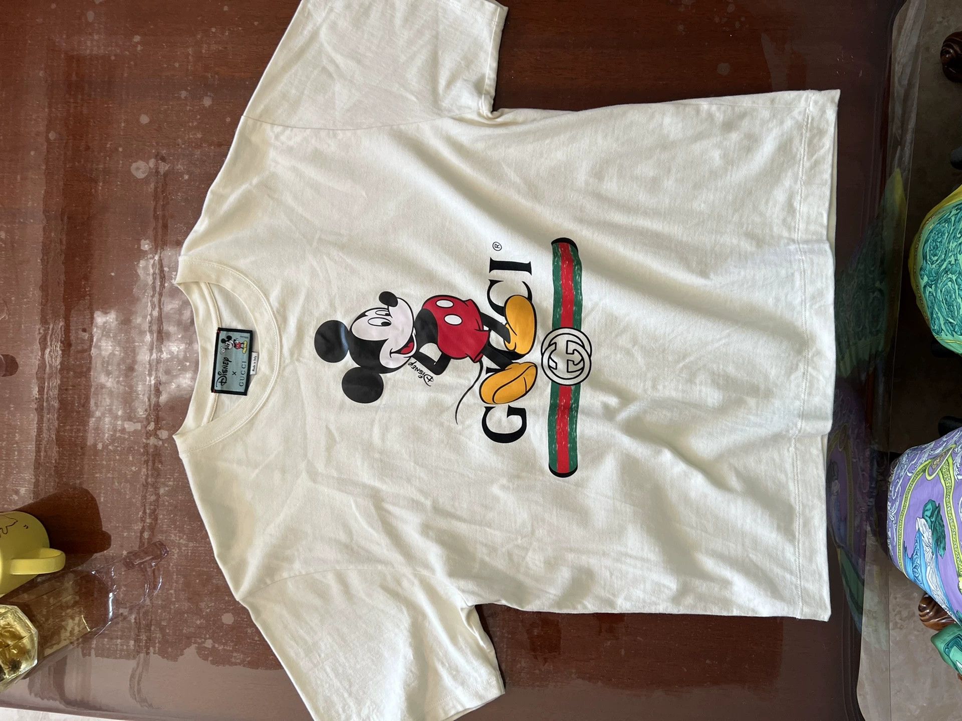 Gucci Gucci Mickey Mouse T-Shirt M 95 New Authentic Tag Cut Size US M / EU 48-50 / 2 - 1 Thumbnail