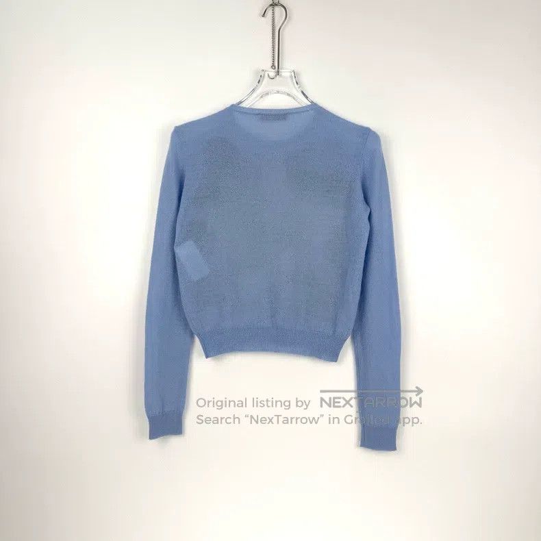 Dior Dior Blue five-pointed star animal cashmere sweater Size XS / US 0-2 / IT 36-38 - 4 Thumbnail