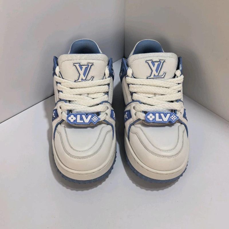 Louis Vuitton Louis Vuitton Trainer Maxi Low-Top Sneakers -2505 Size US 6 / IT 36 - 2 Thumbnail