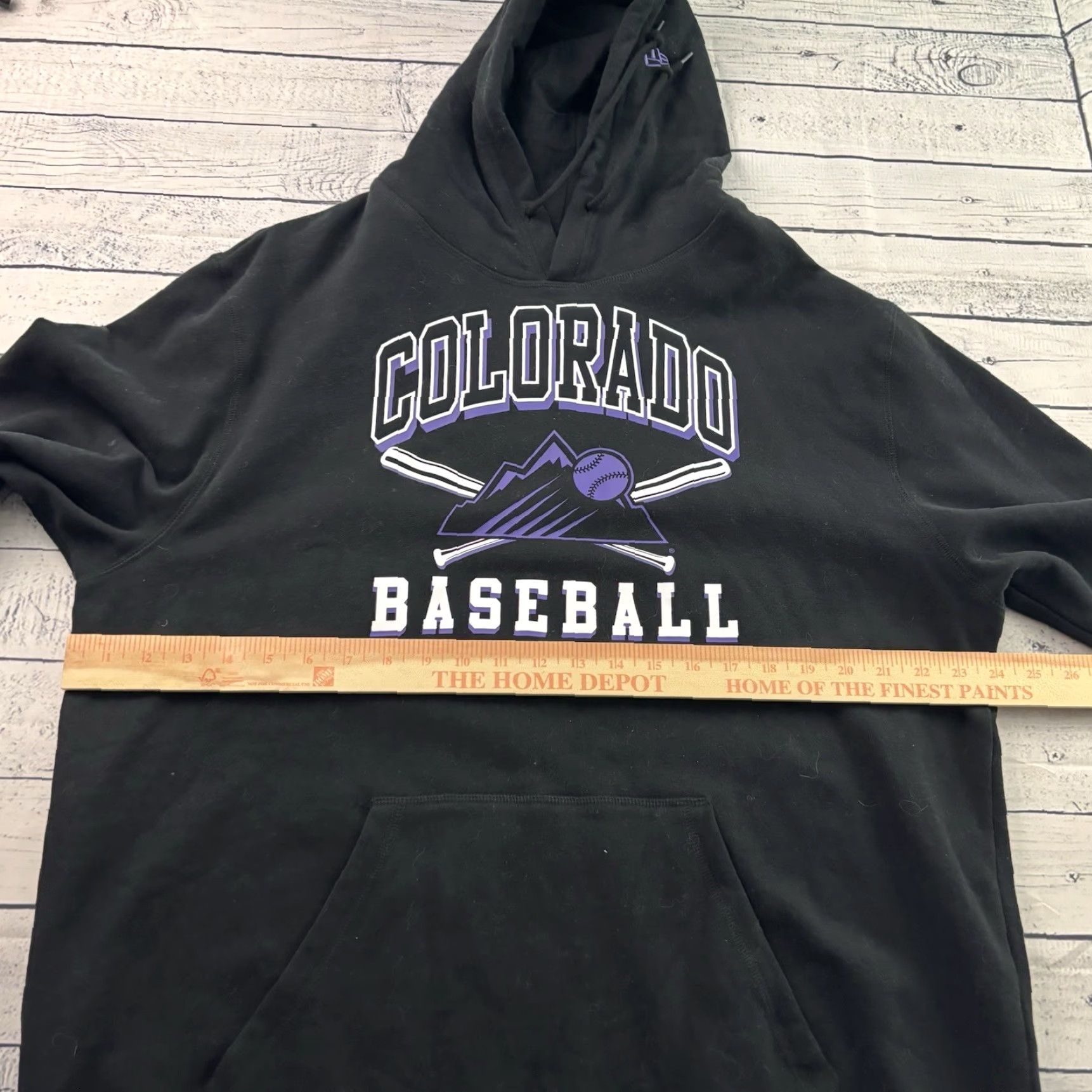 New Era New Era Colorado Rockies Pullover Hoodie Men XL Black Sweatshirt Size US XL / EU 56 / 4 - 3 Thumbnail