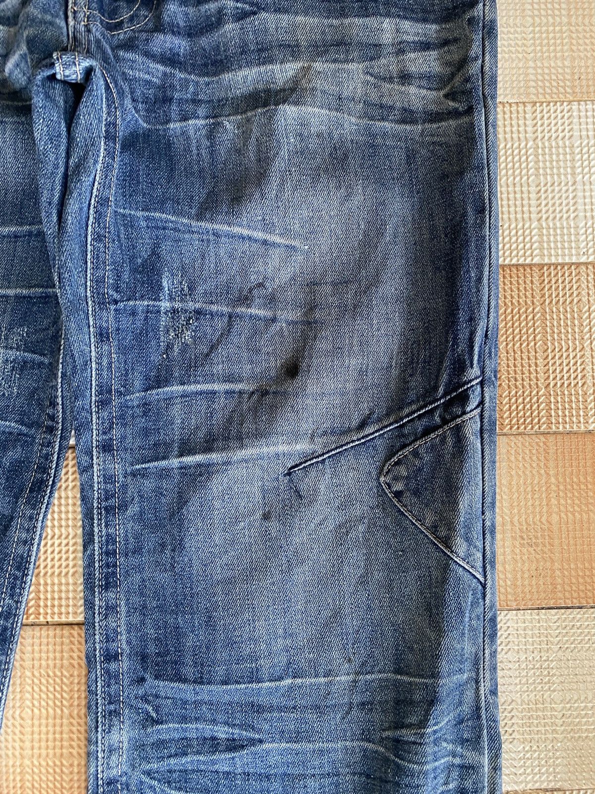 If Six Was Nine × PPFM × Vintage Vintage back straight cut denim Size US 33 - 8 Thumbnail
