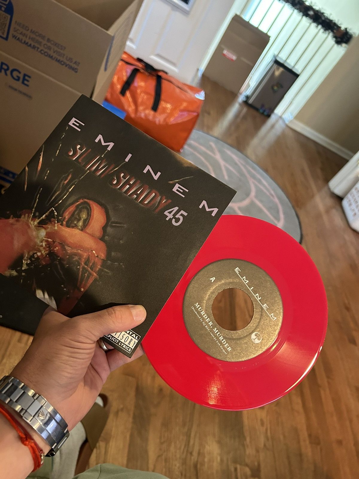 Eminem Eminem special edition 45 signed by chedda Bob Size ONE SIZE - 1 Thumbnail