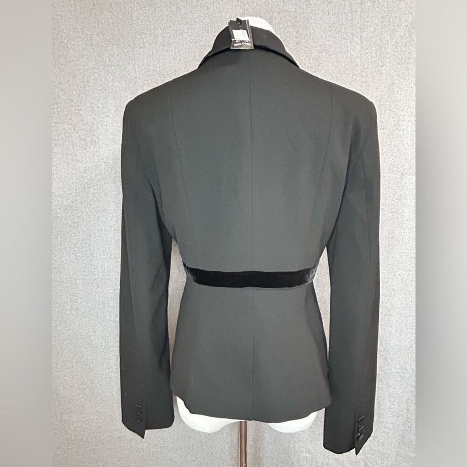 Laundry by Shelli Segal Nwt- Laundry by Shelli Segal- Blazer with velvet piping Size L / US 10 / IT 46 - 2 Thumbnail