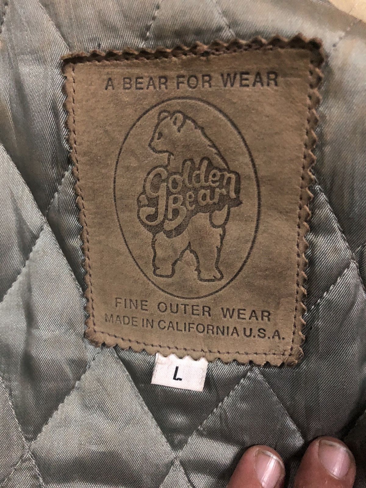 Golden Bear × Vintage Vintage Golden Bear Varsity Jacket Size US L / EU 52-54 / 3 - 3 Thumbnail