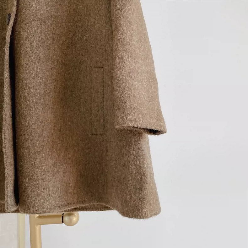 Dior Dior Khaki tweed coat Size XXS / US 00 / IT 34 - 4 Thumbnail