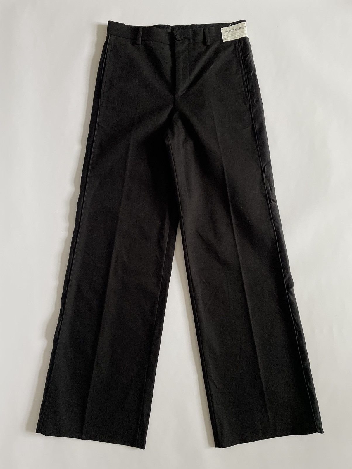 Balenciaga Balenciaga by Demna Gvasalia Wide Side Stripe Heavy Pants Size US 29 - 1 Thumbnail
