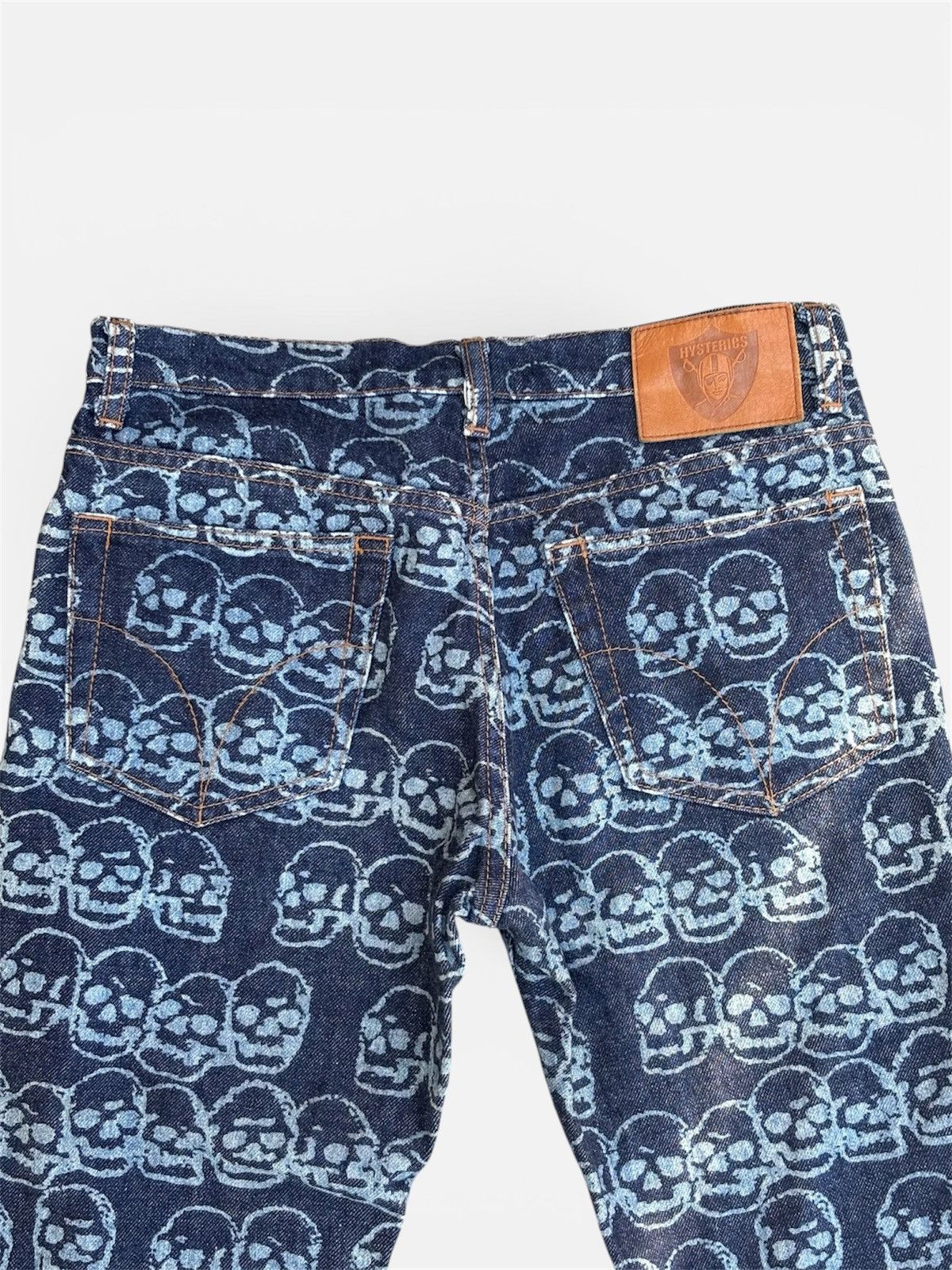 Hysteric Glamour Hysteric Glamour Skull Print Denim Jeans Size US 30 / EU 46 - 6 Thumbnail