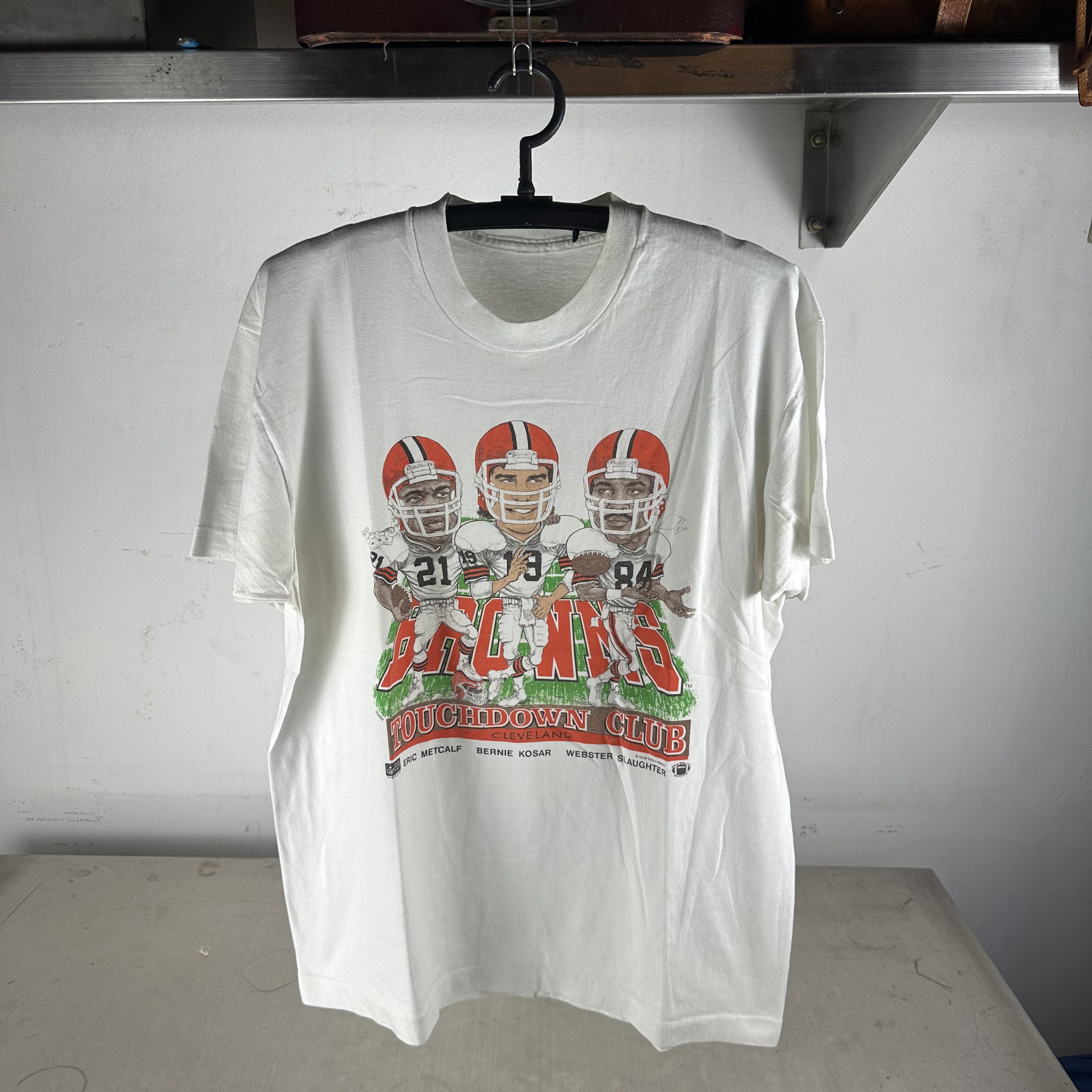 Vintage ​1987 Denver Broncos NFL Touchdown Club Caricature T-Shirt Size US XL / EU 56 / 4 - 1 Thumbnail