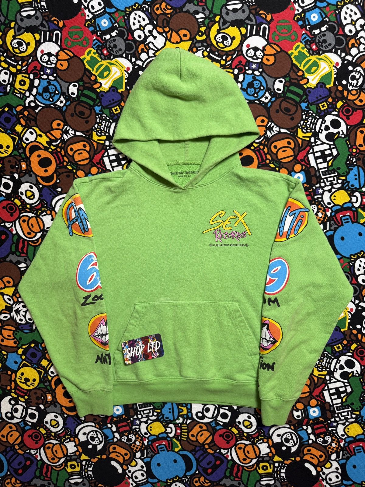 Chrome Hearts Chrome Hearts Green Matty Boy Records Pullover Hoodie Size US S / EU 44-46 / 1 - 1 Thumbnail