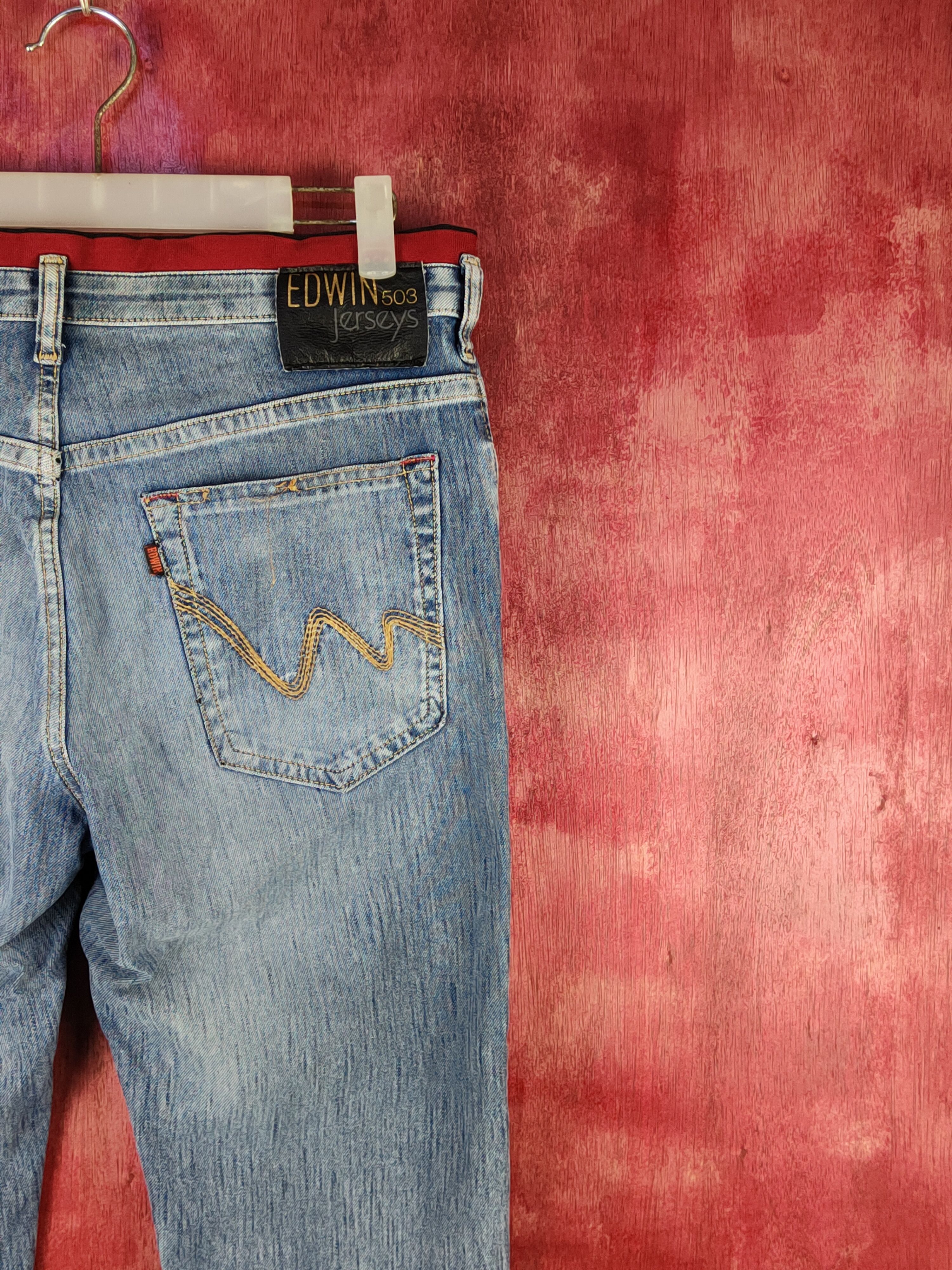 Edwin Edwin Blue Distressed Multipocket Denim #S1587 Size US 31 - 14 Thumbnail