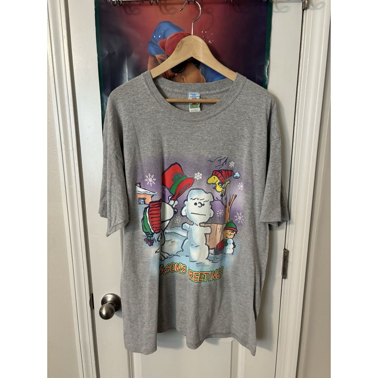 Other Vintage peanuts charlie brown seasons grey Shirt 90s Size XL Size US XL / EU 56 / 4 - 1 Thumbnail