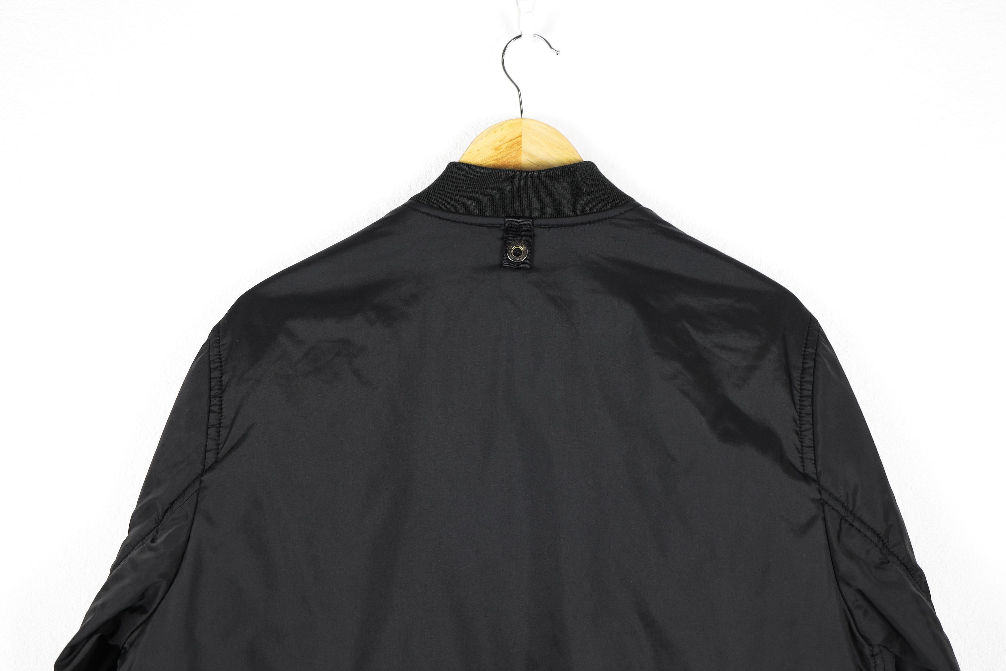 Arket Arket Black Nylon Thermore LIner Bomber Jacket 50 size Size US M / EU 48-50 / 2 - 12 Thumbnail