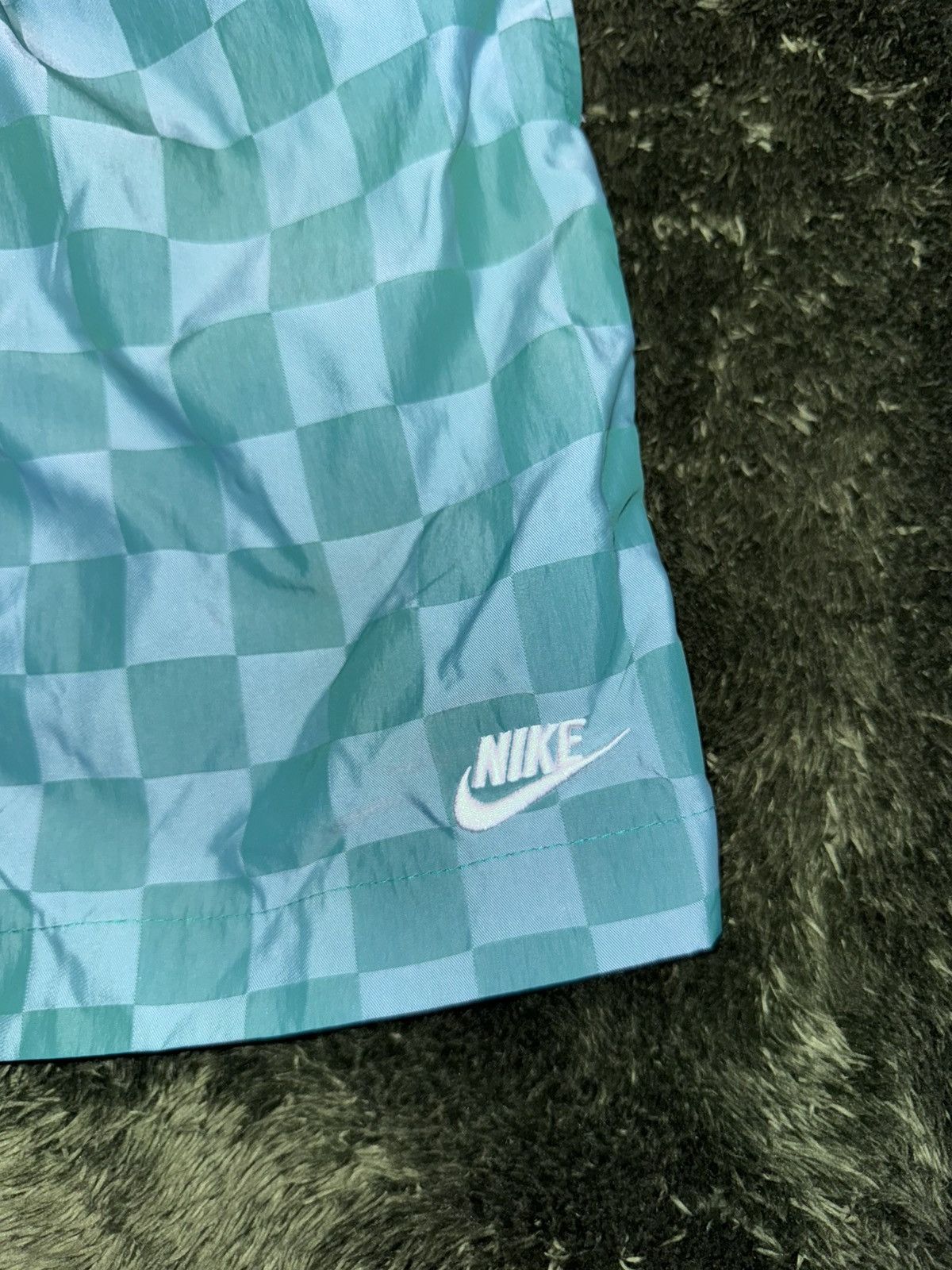 Nike [XL] Nike club green checker board shorts half pants Size US 34 / EU 50 - 4 Thumbnail
