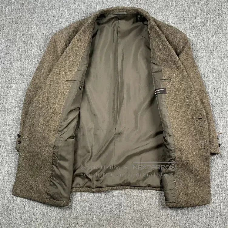 Vintage Brown Tweed Two. Size US XXL / EU 58 / 5 - 4 Thumbnail