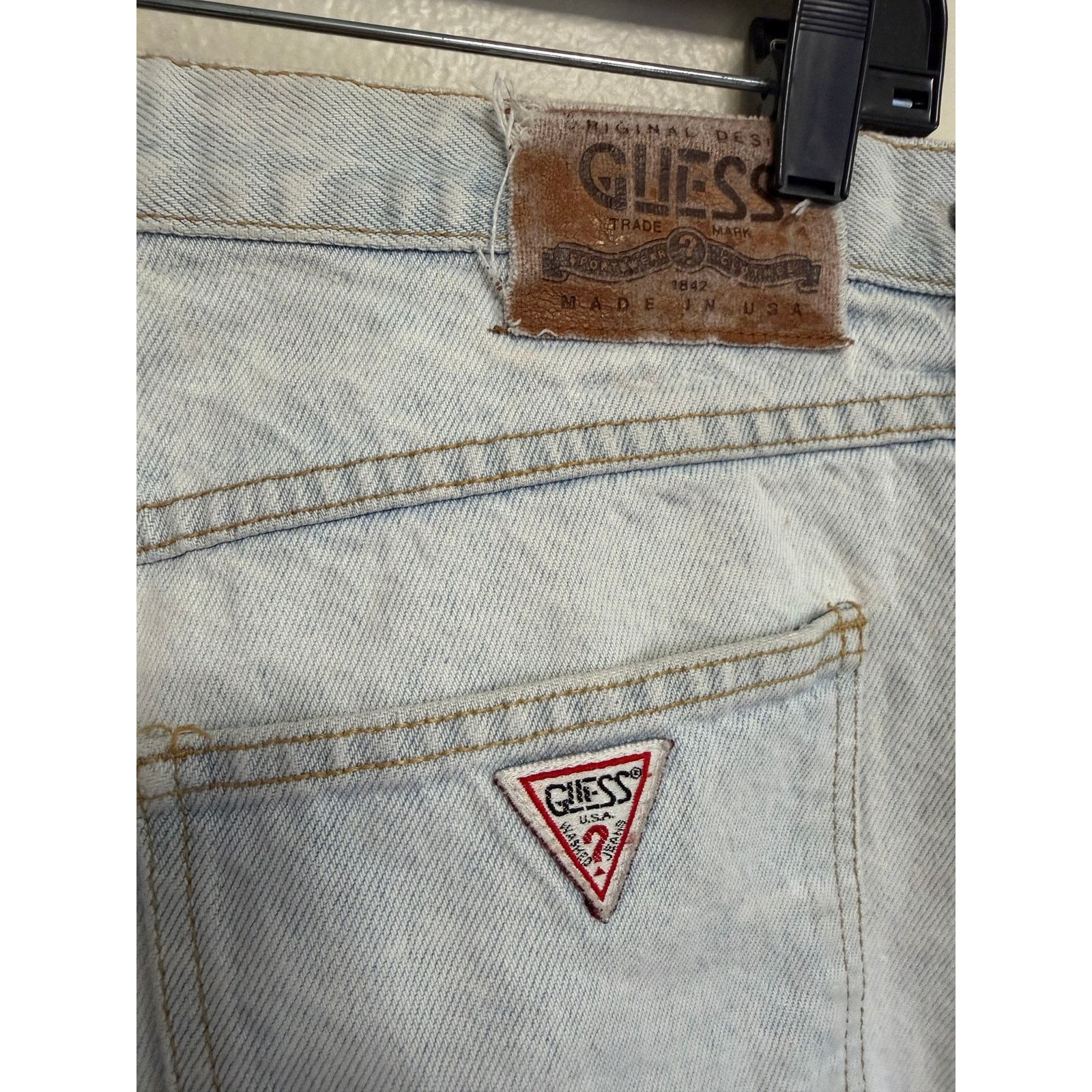 Guess Vintage Guess U.S.A Jean Shorts Womens Size 4 Size 27" / US 4 / IT 40 - 4 Thumbnail