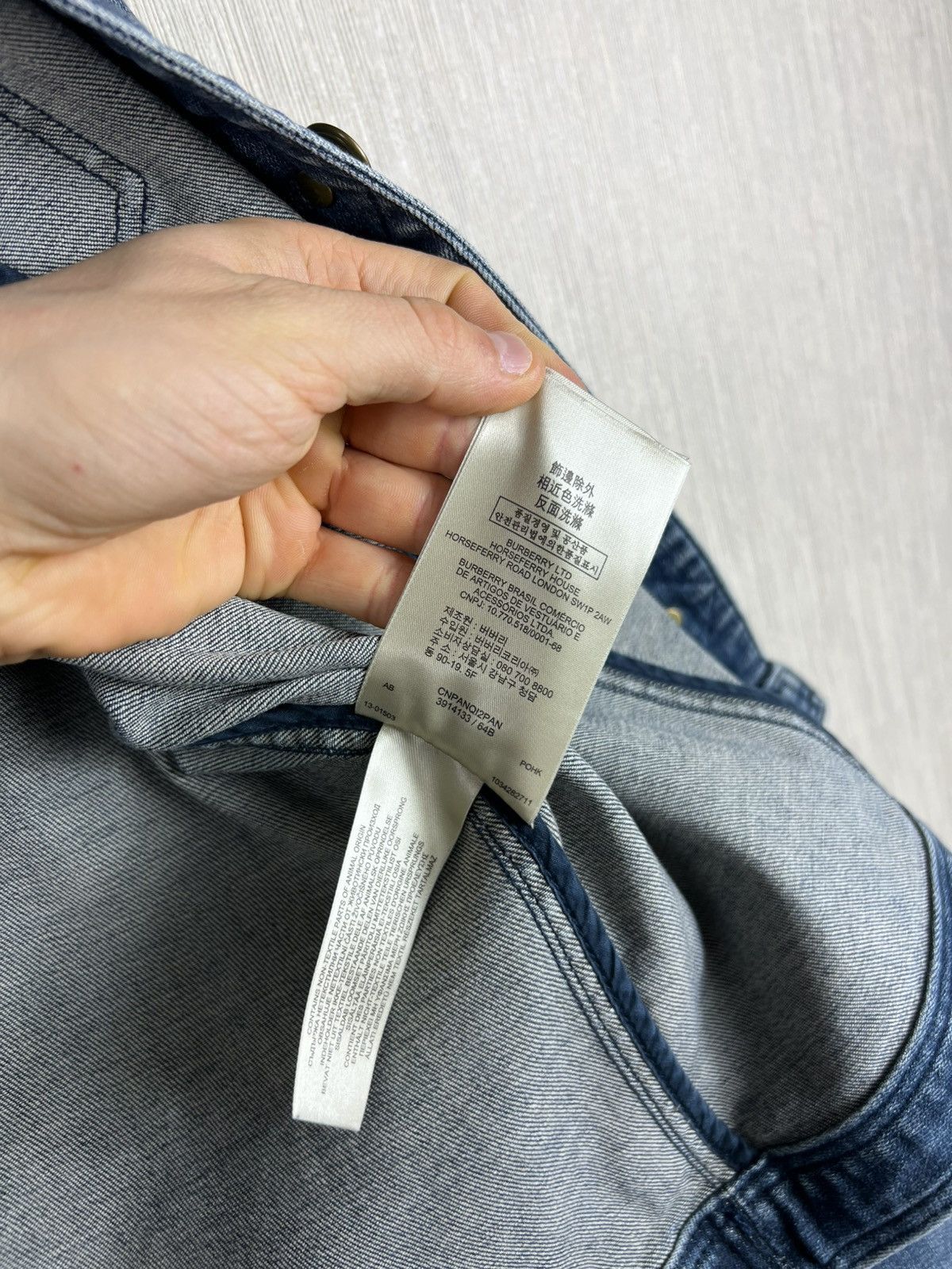 Burberry Burberry Brit denim jacket jeans old money luxury washed Size XL / US 12-14 / IT 48-50 - 23 Thumbnail