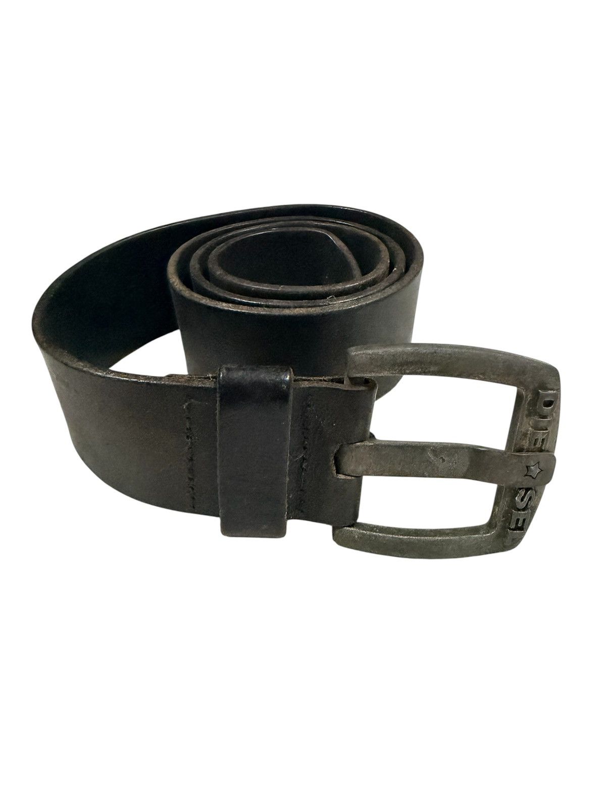 Diesel Diesel Men's Leather Belt Size 34 Made In Italy Size 34 - 1 Thumbnail
