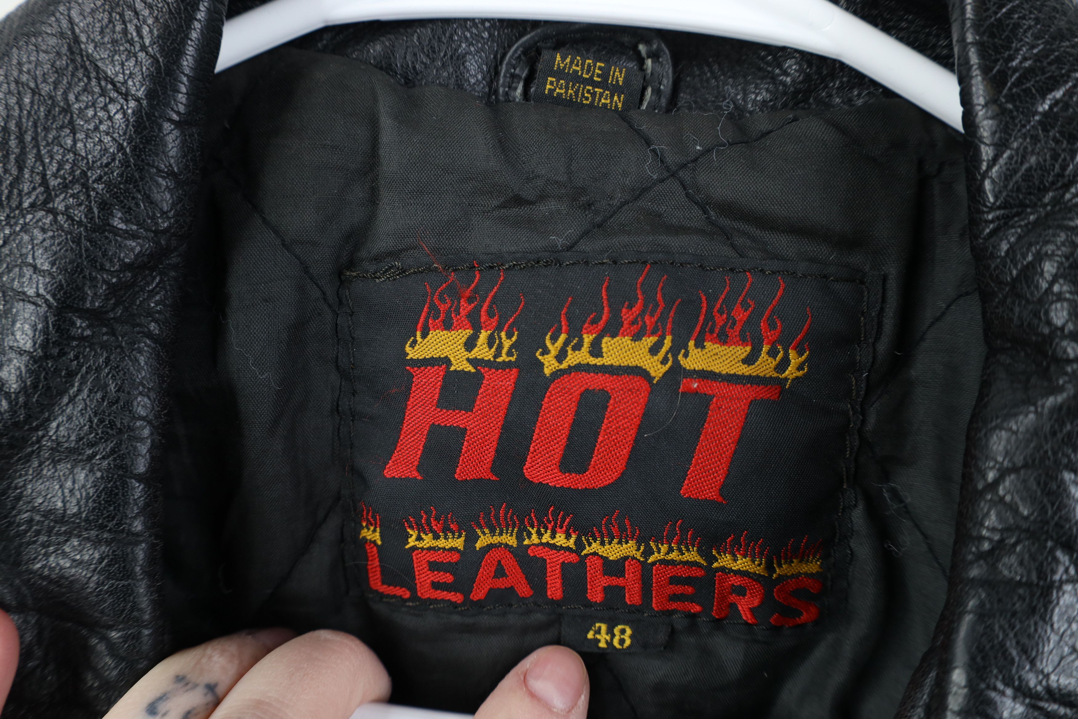 Vintage Vintage 90s Streetwear Leather Motorcycle Battle Jacket Size US XXL / EU 58 / 5 - 10 Thumbnail