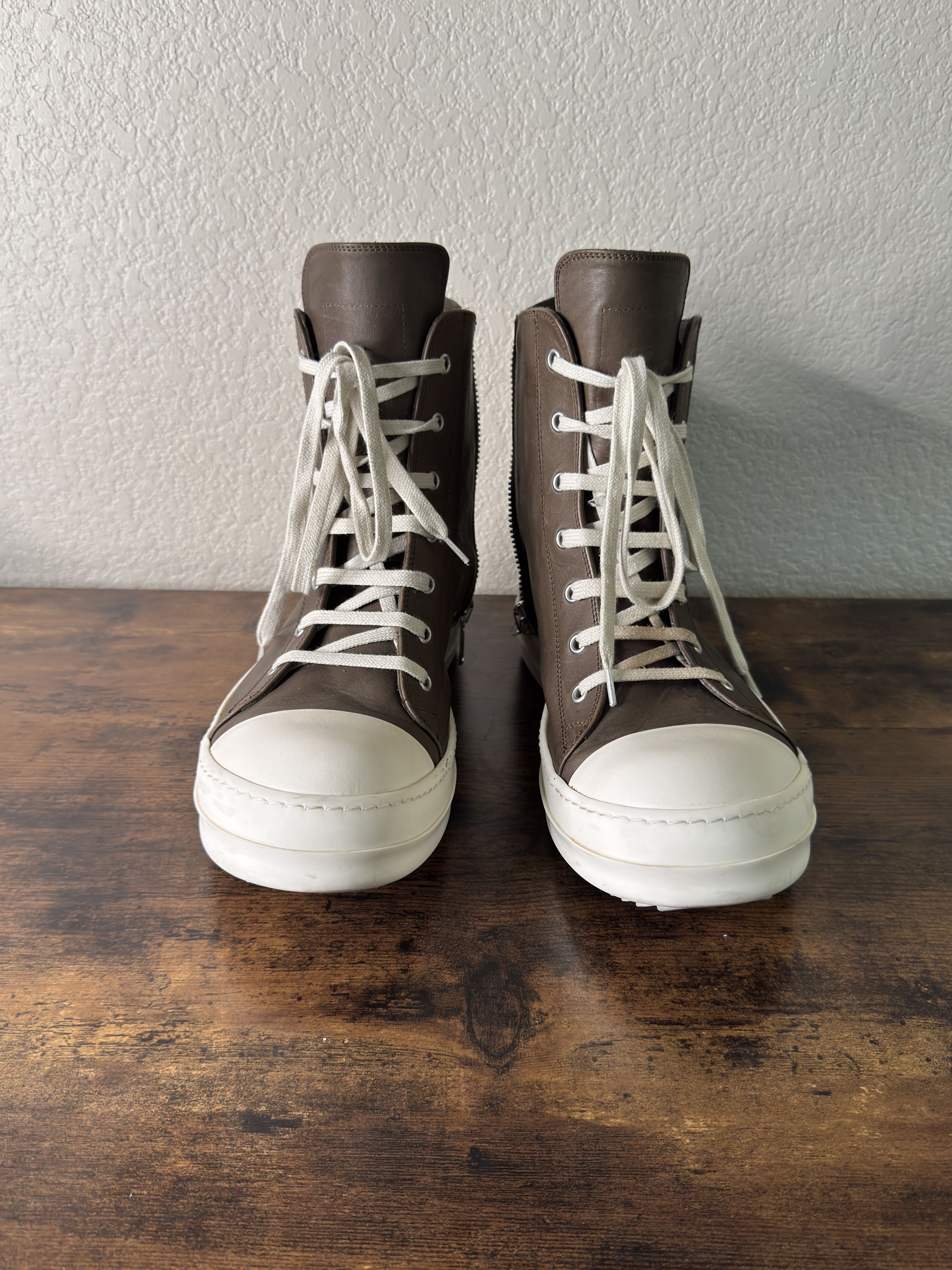 Rick Owens Rick Owens, High Top Ramones Size US 11 / EU 44 - 2 Thumbnail