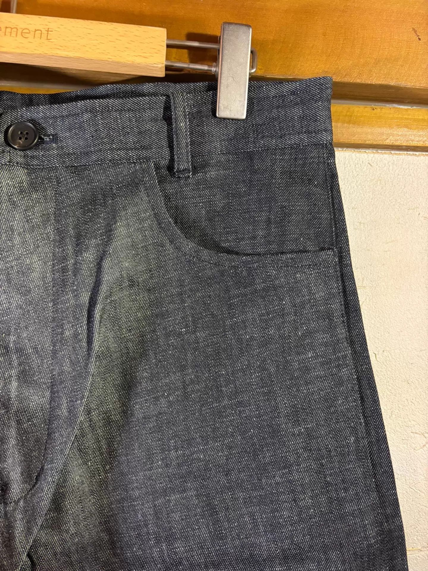 Other O-project Wide-Leg Denim Jeans Deep Blue Size M Size US 32 / EU 48 - 2 Thumbnail