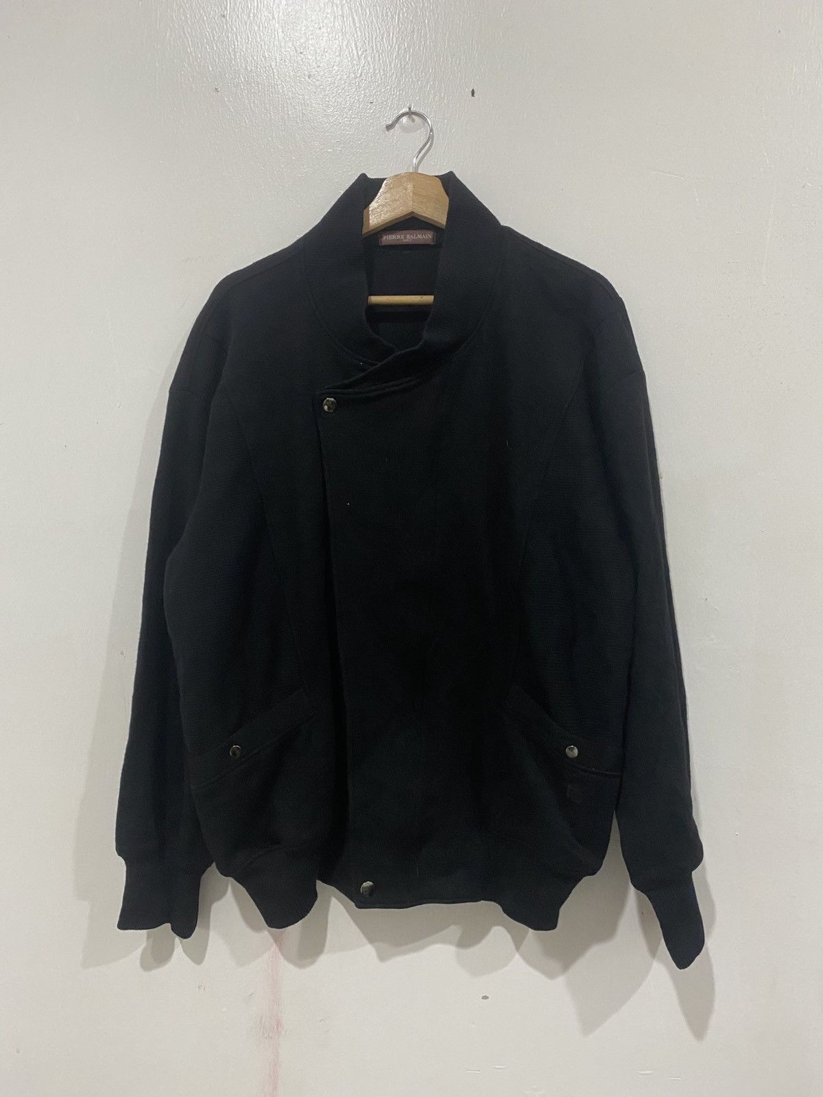 Pierre Balmain Pierre Balmain high Neck Asymmetrical Jacket Size US L / EU 52-54 / 3 - 1 Thumbnail
