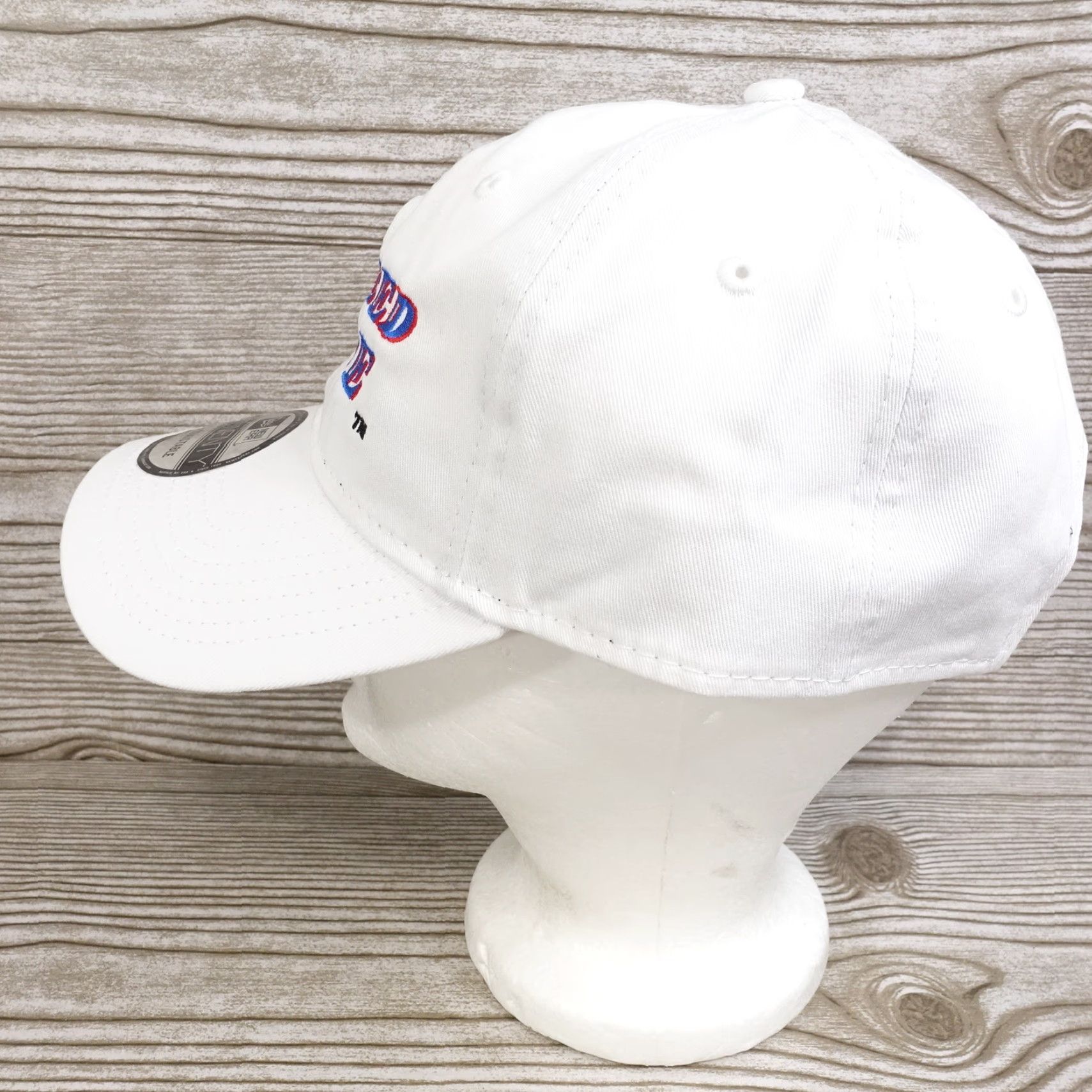 New Era VINTAGE New Era Baseball Cap - Unisex Adjustable White Strapback Cap 90s Style Size ONE SIZE - 5 Thumbnail