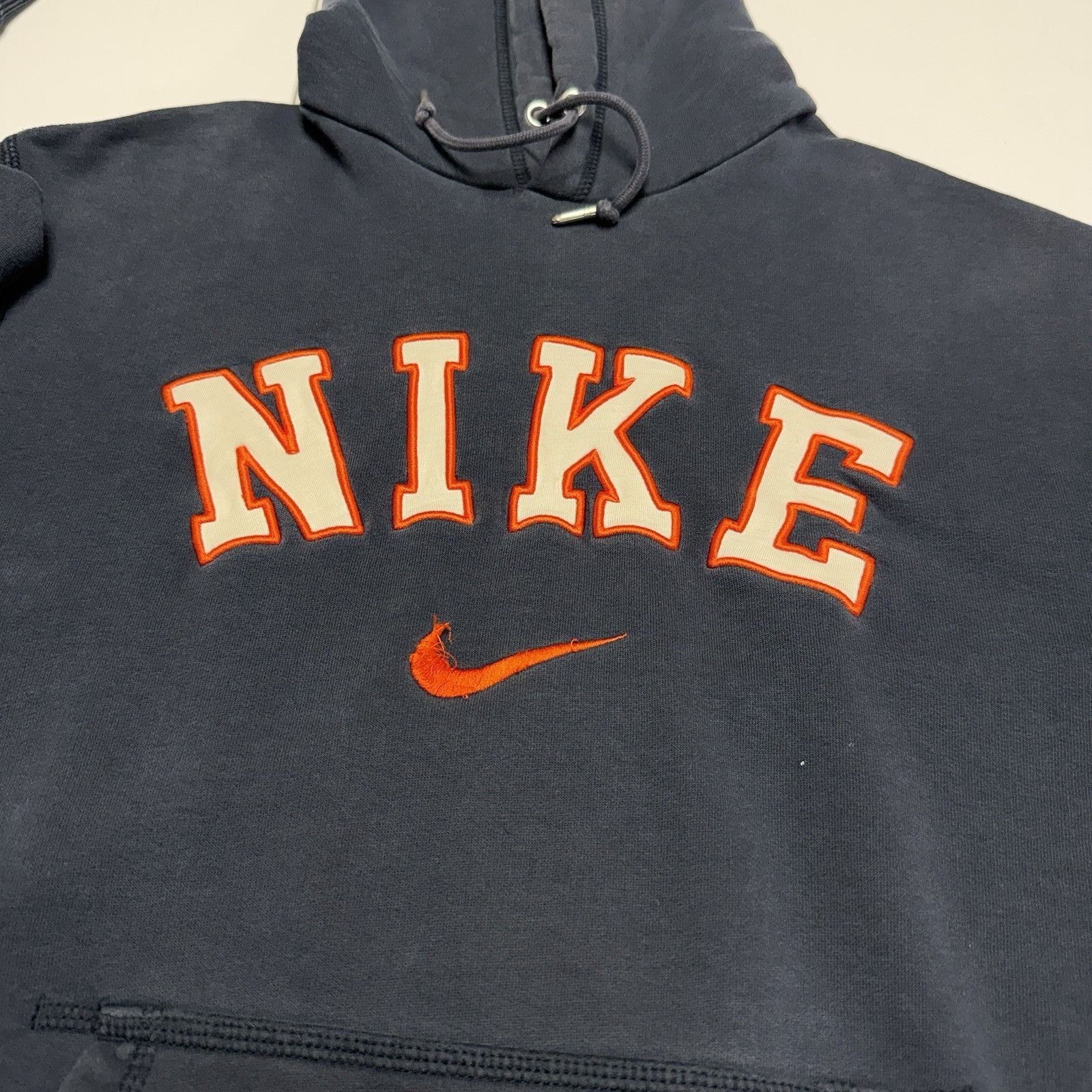 Nike Nike Center Swoosh Hoodie Sweatshirt Mens Large Blue Size US L / EU 52-54 / 3 - 4 Thumbnail