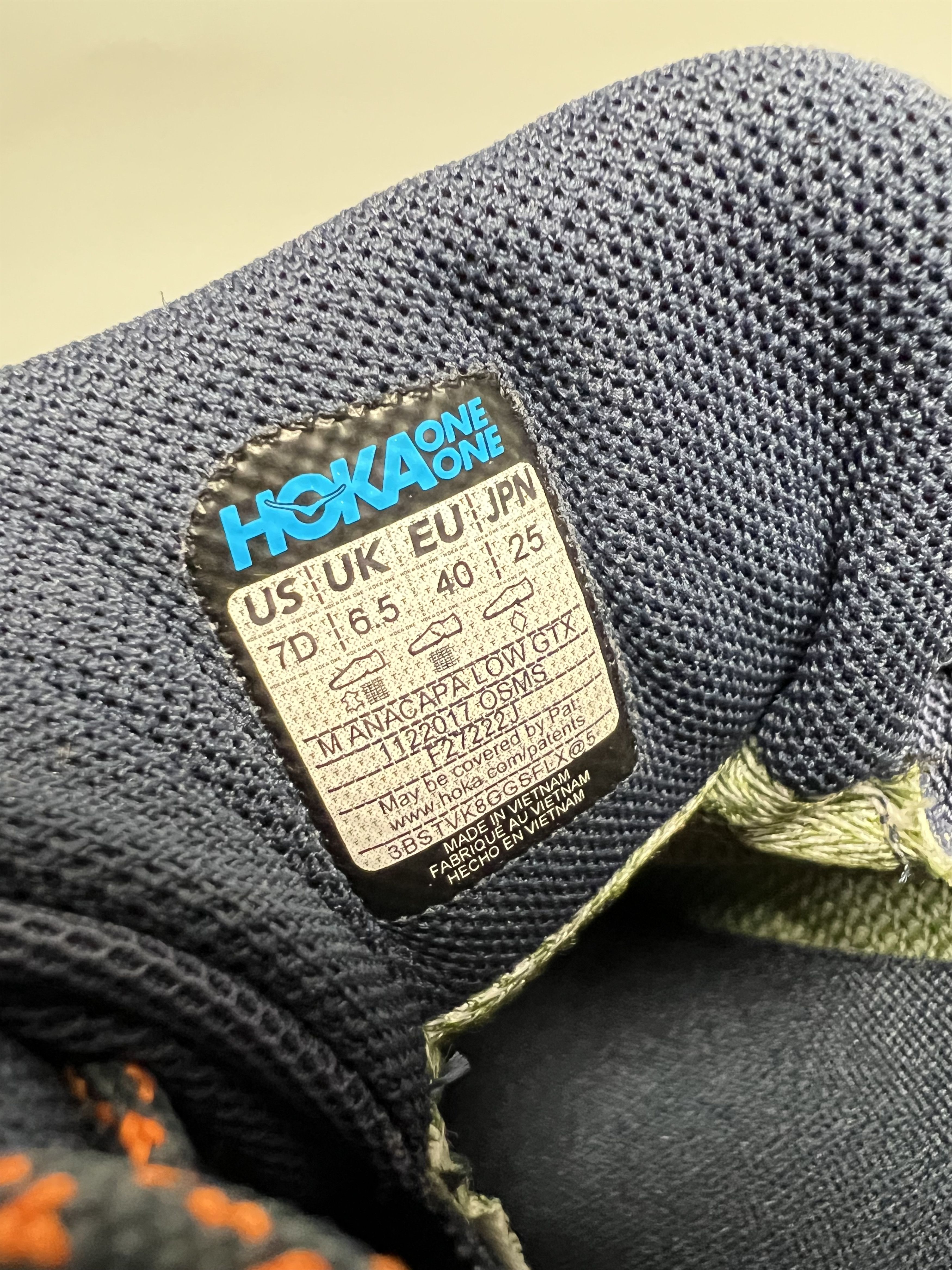 Hoka 7D Hoka One One Anacapa Low GTX Gore-Tex Hiking Shoes Size US 7 / EU 40 - 10 Thumbnail