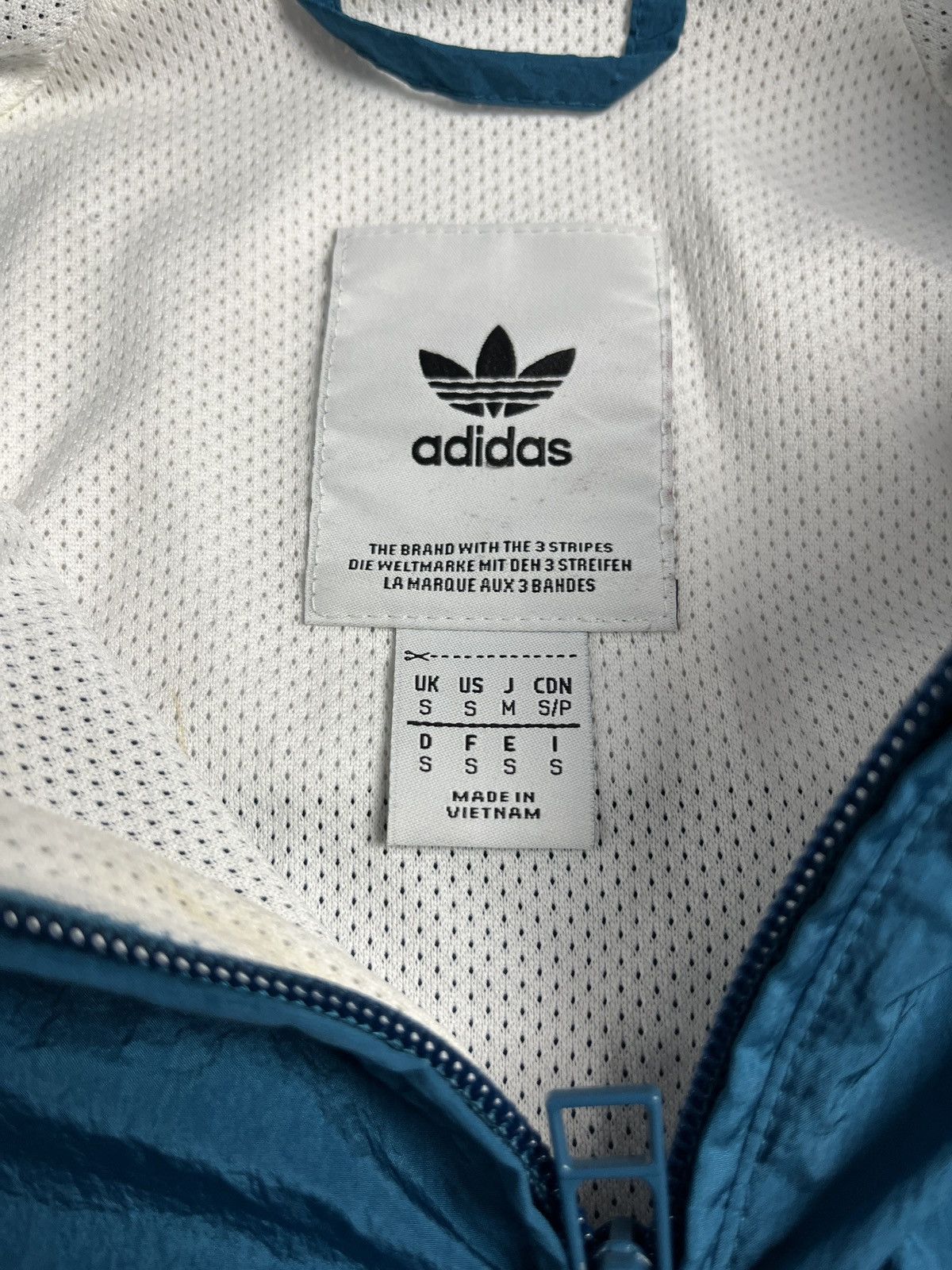 Adidas Adidas Originals V-Stripes Windbreaker Anorak Size US S / EU 44-46 / 1 - 6 Thumbnail