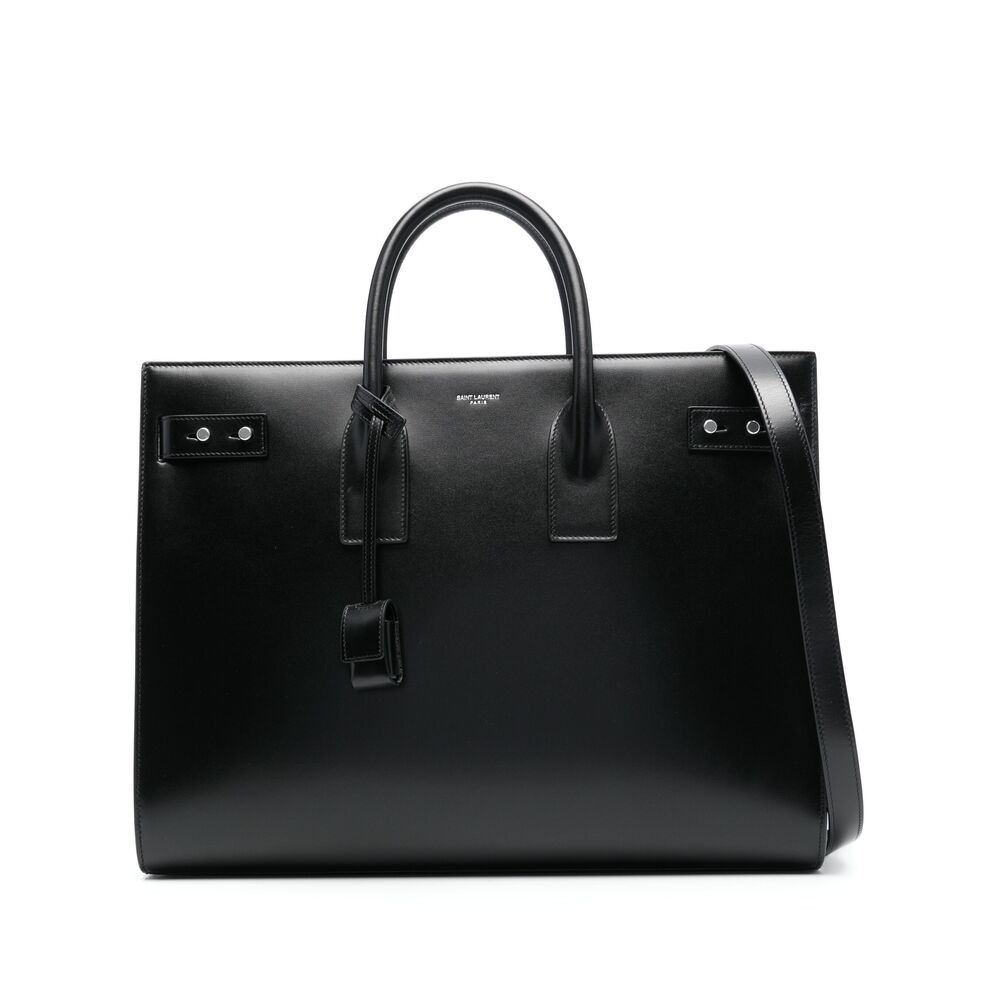 Saint Laurent Paris Saint Laurent BLACK Tote Bags Size ONE SIZE - 1 Thumbnail