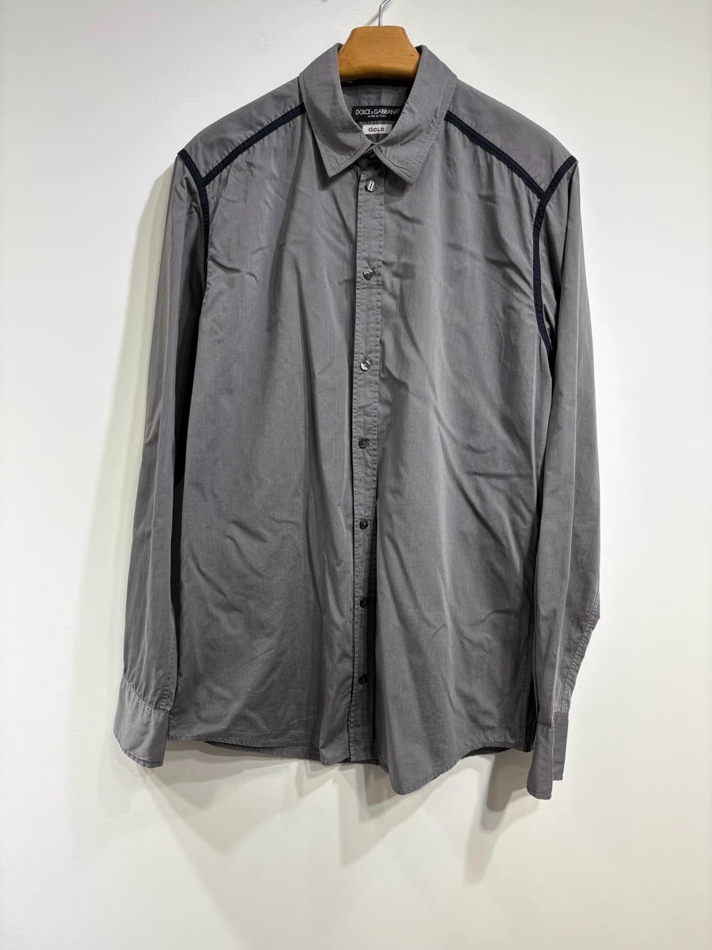 Dolce & Gabbana Dolce&Gabbana Men's Long Sleeve Shirt K29 Size US L / EU 52-54 / 3 - 1 Thumbnail