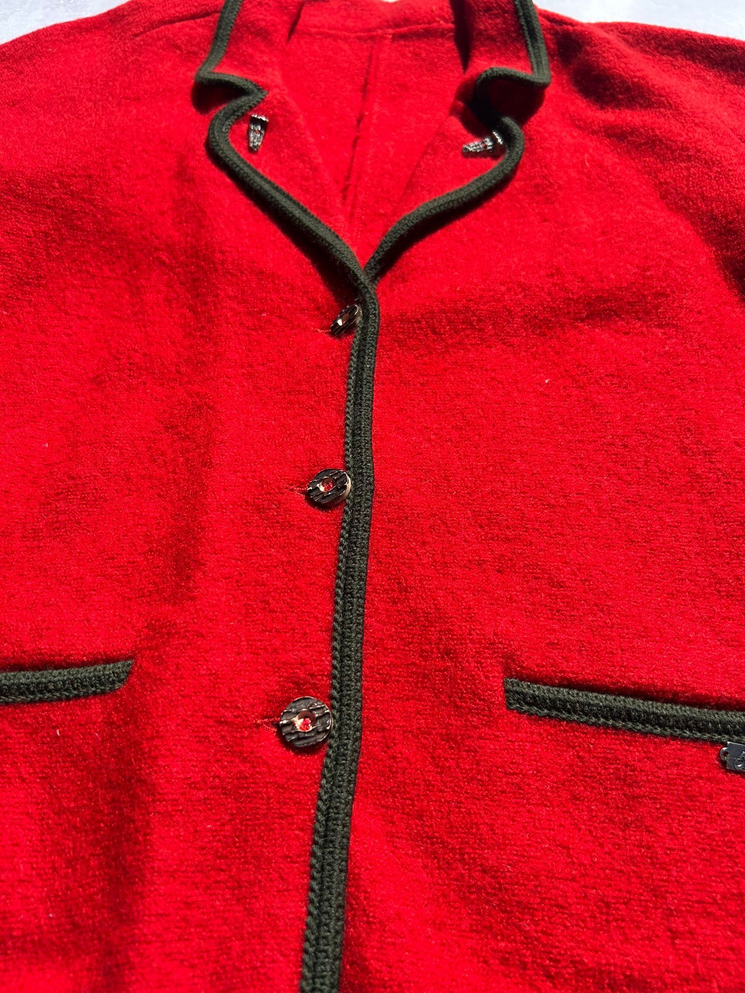 Other Vintage West German Cardigan XL XXL Pure Virgin Wool Size XXL / US 16-18 / IT 52-54 - 5 Thumbnail