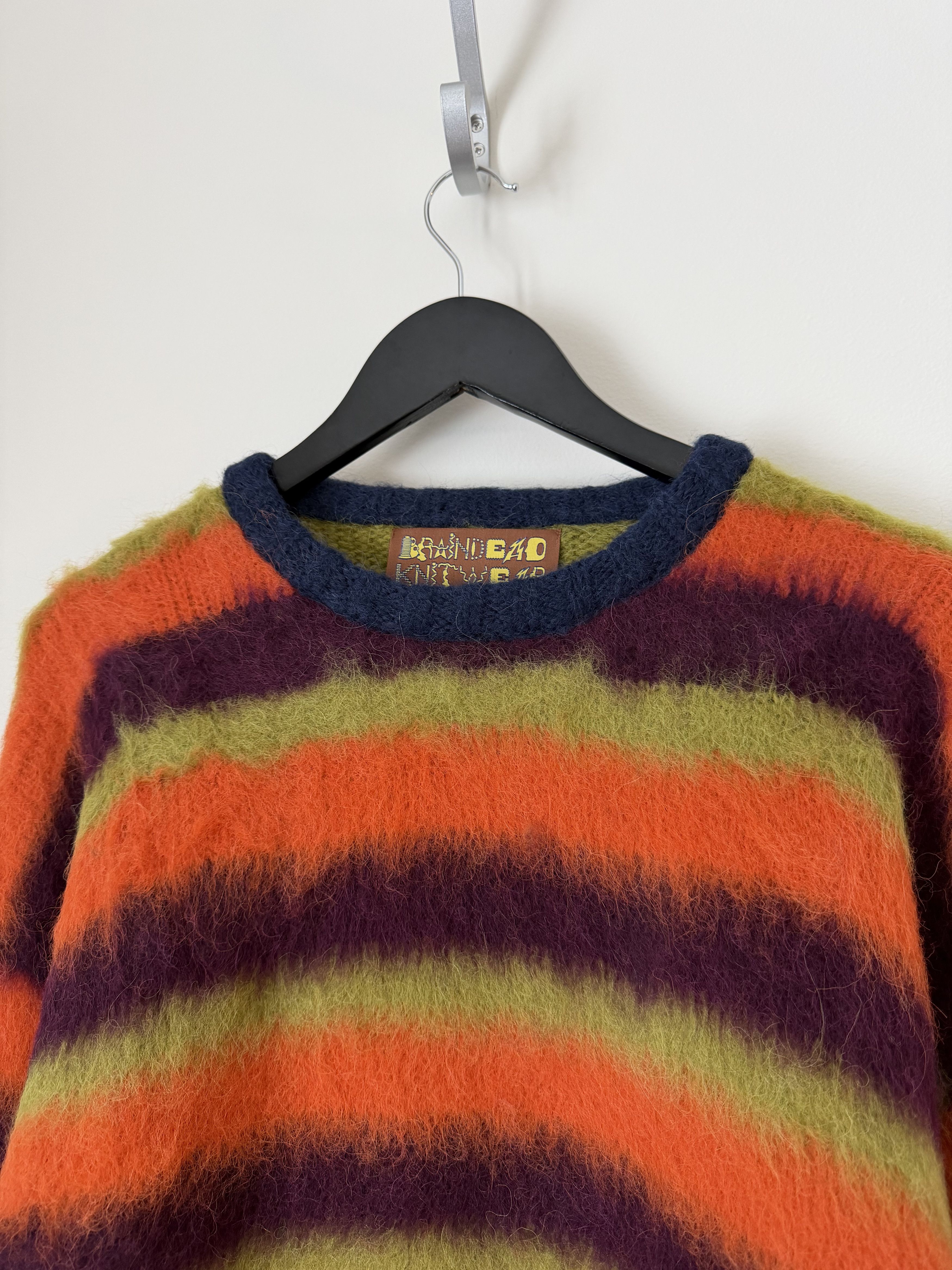 Brain Dead Brain Dead Blurry Lines Alpaca Sweater in Orange Size US L / EU 52-54 / 3 - 2 Thumbnail