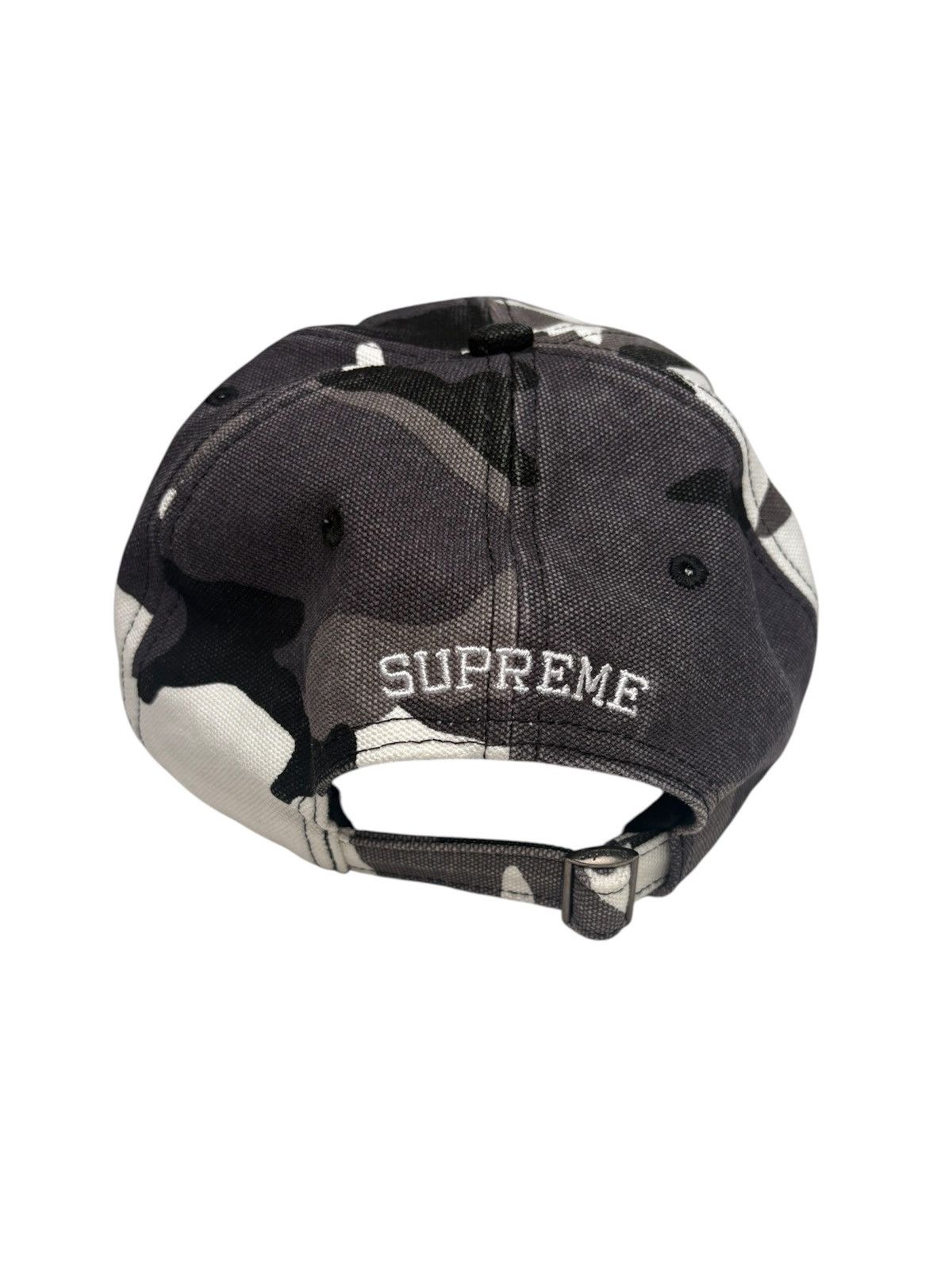 Supreme Supreme Pigment Coated Canvas S Logo 6-Panel Cap Snow Camo Size ONE SIZE - 3 Thumbnail